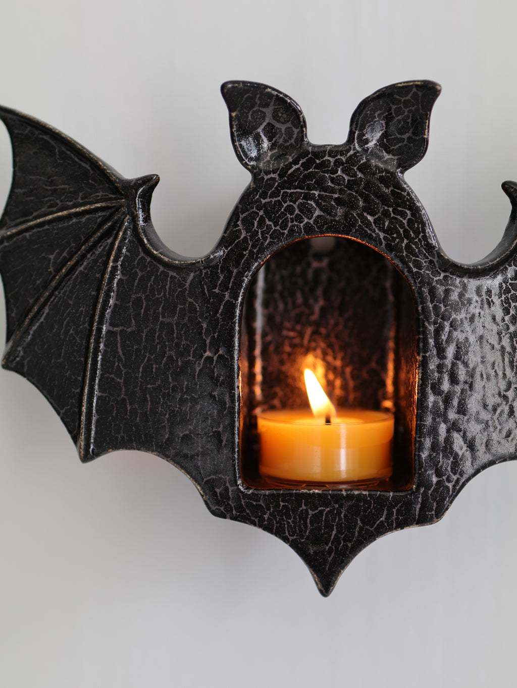 Bat Sconce, Snake Skin
