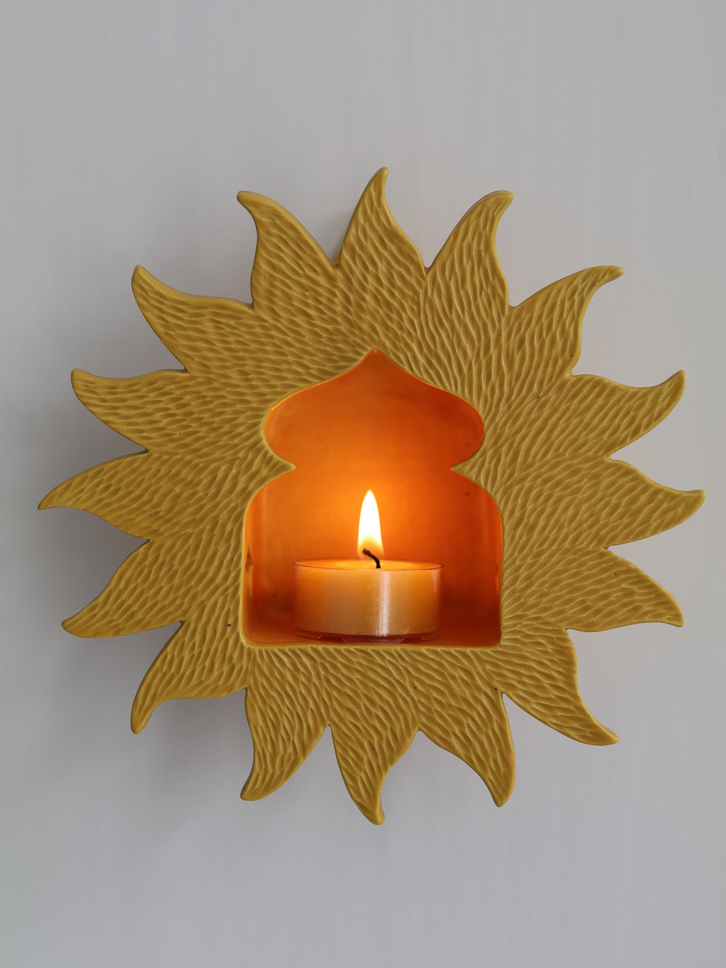 Sunburst Sconce, Goldenrod