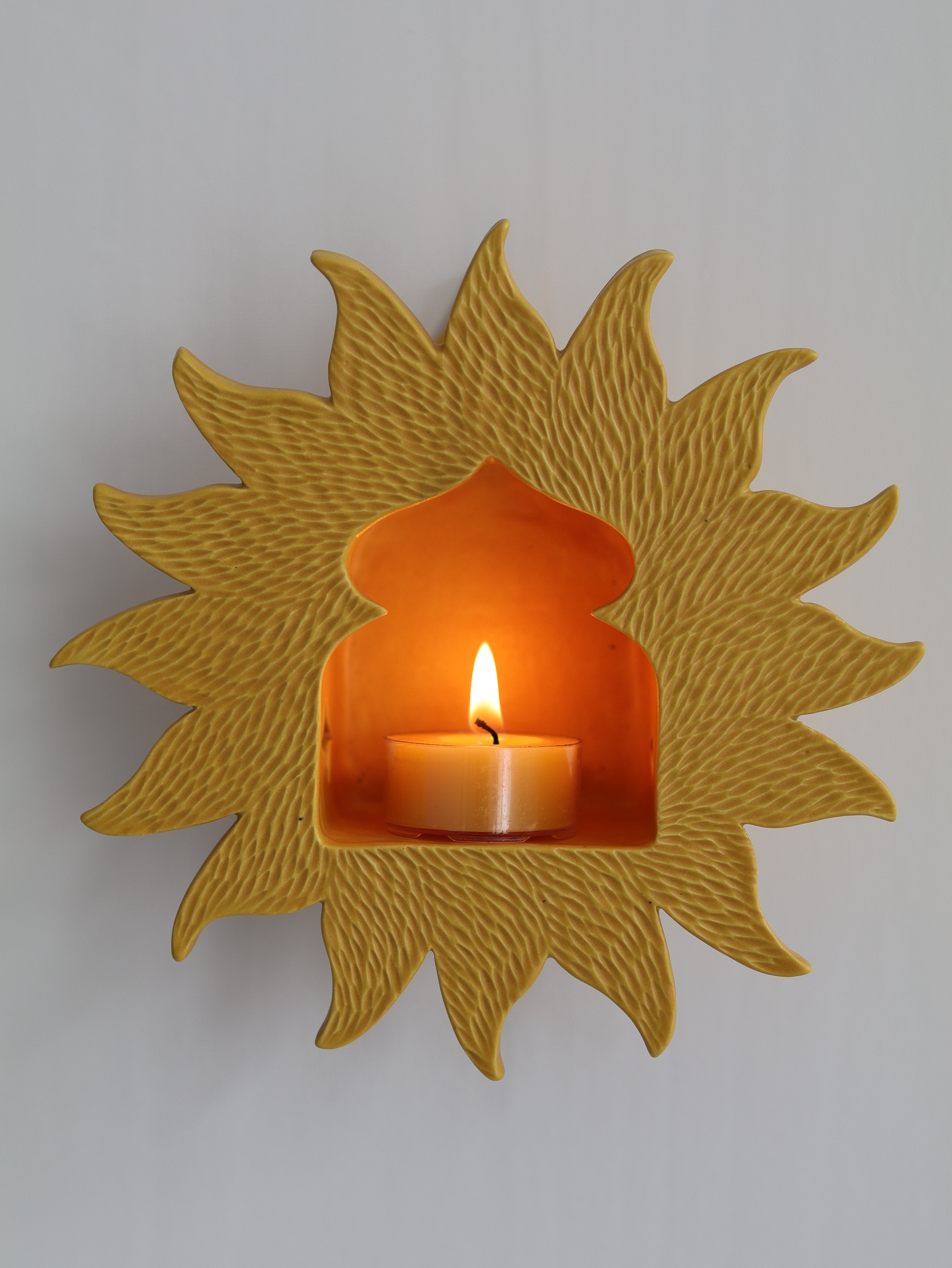 Sunburst Sconce, Goldenrod