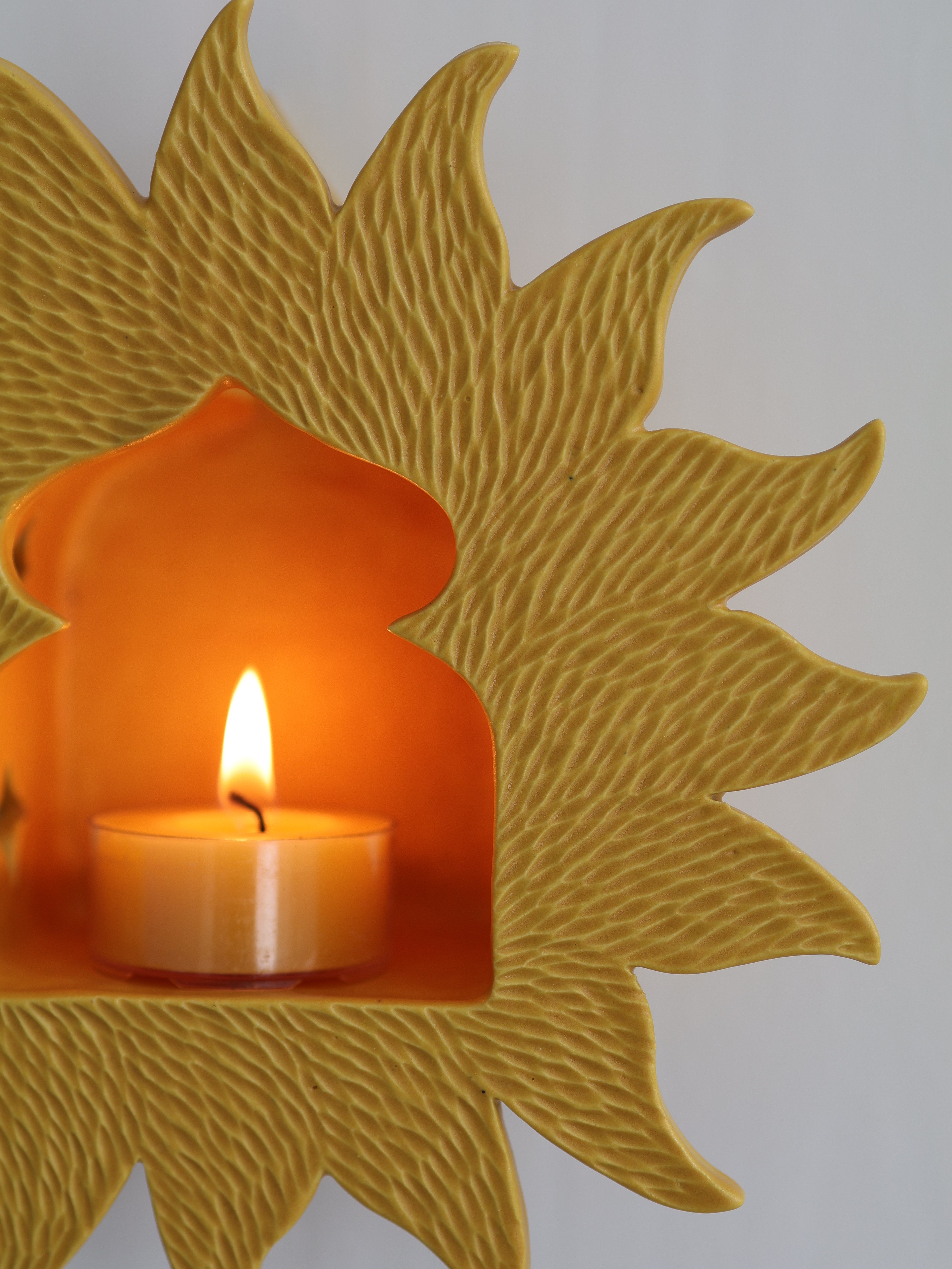 Sunburst Sconce, Goldenrod