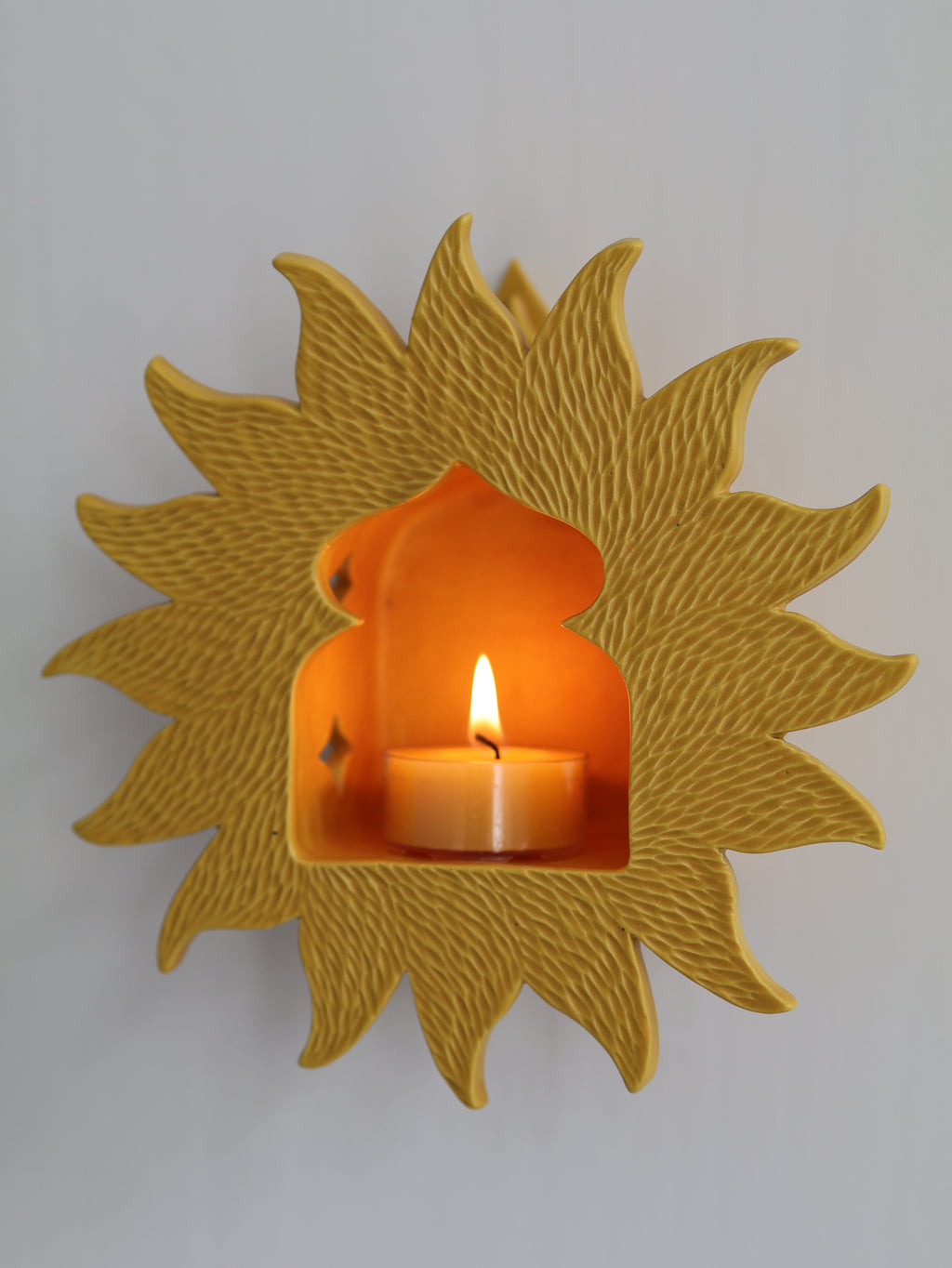 Sunburst Sconce, Goldenrod