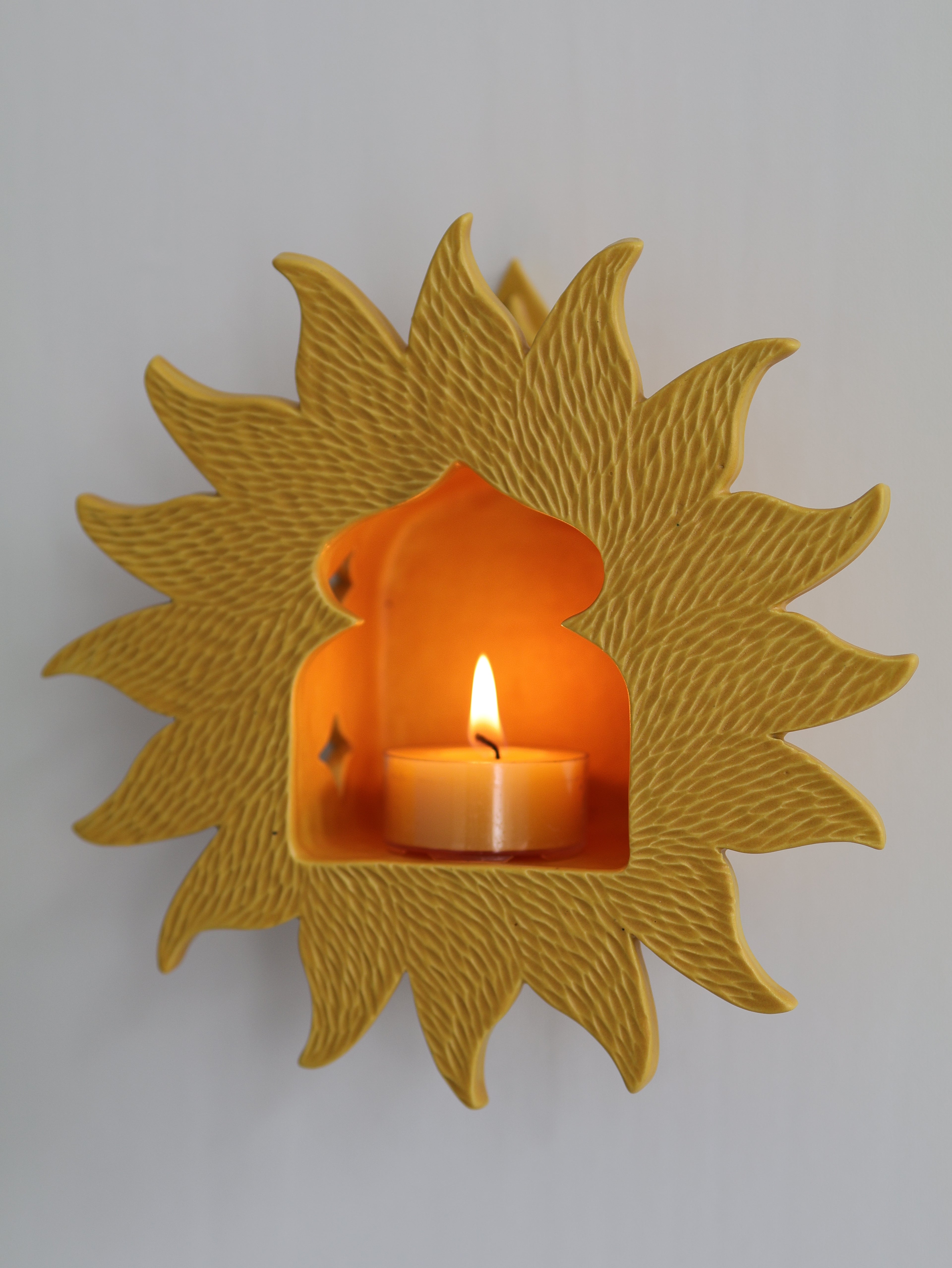 Sunburst Sconce, Goldenrod