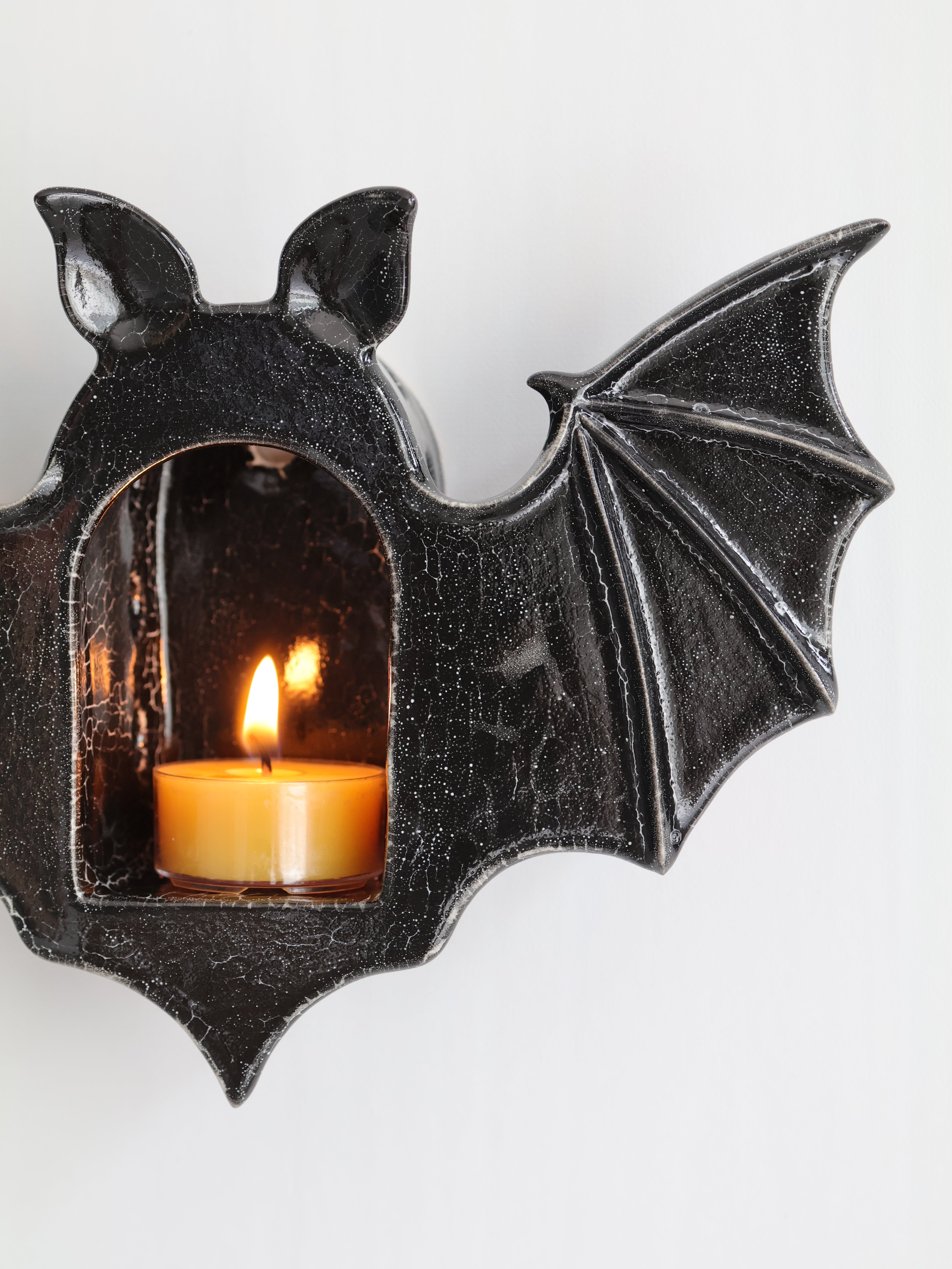 Bat Sconce, Obsidian