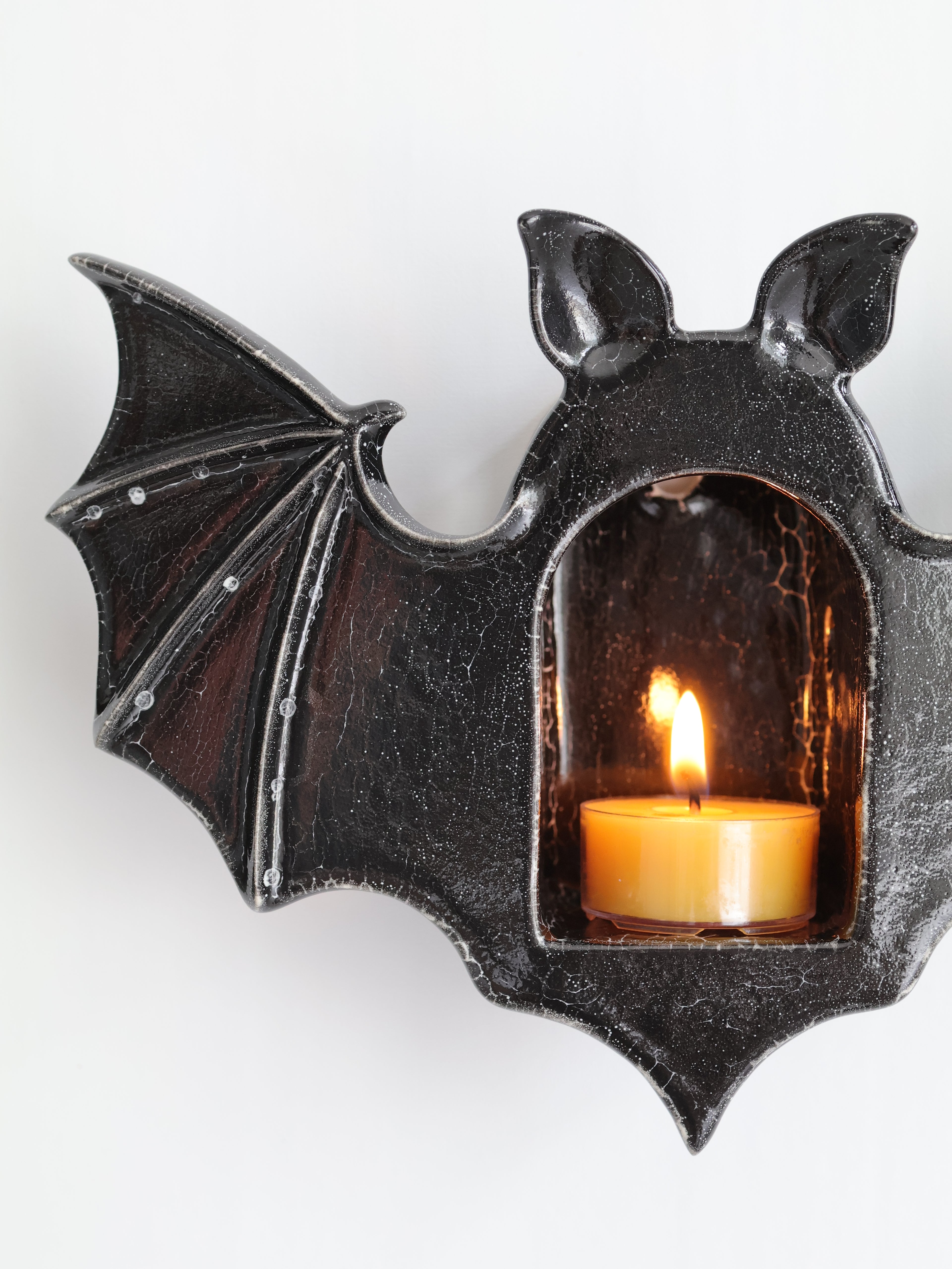 Bat Sconce, Obsidian