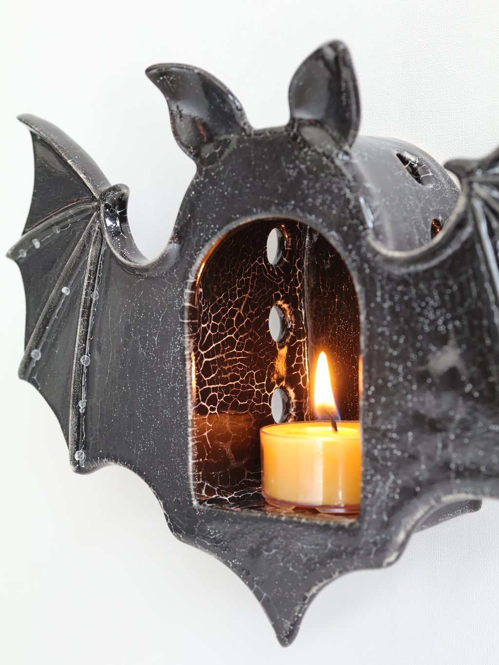 Bat Sconce, Obsidian