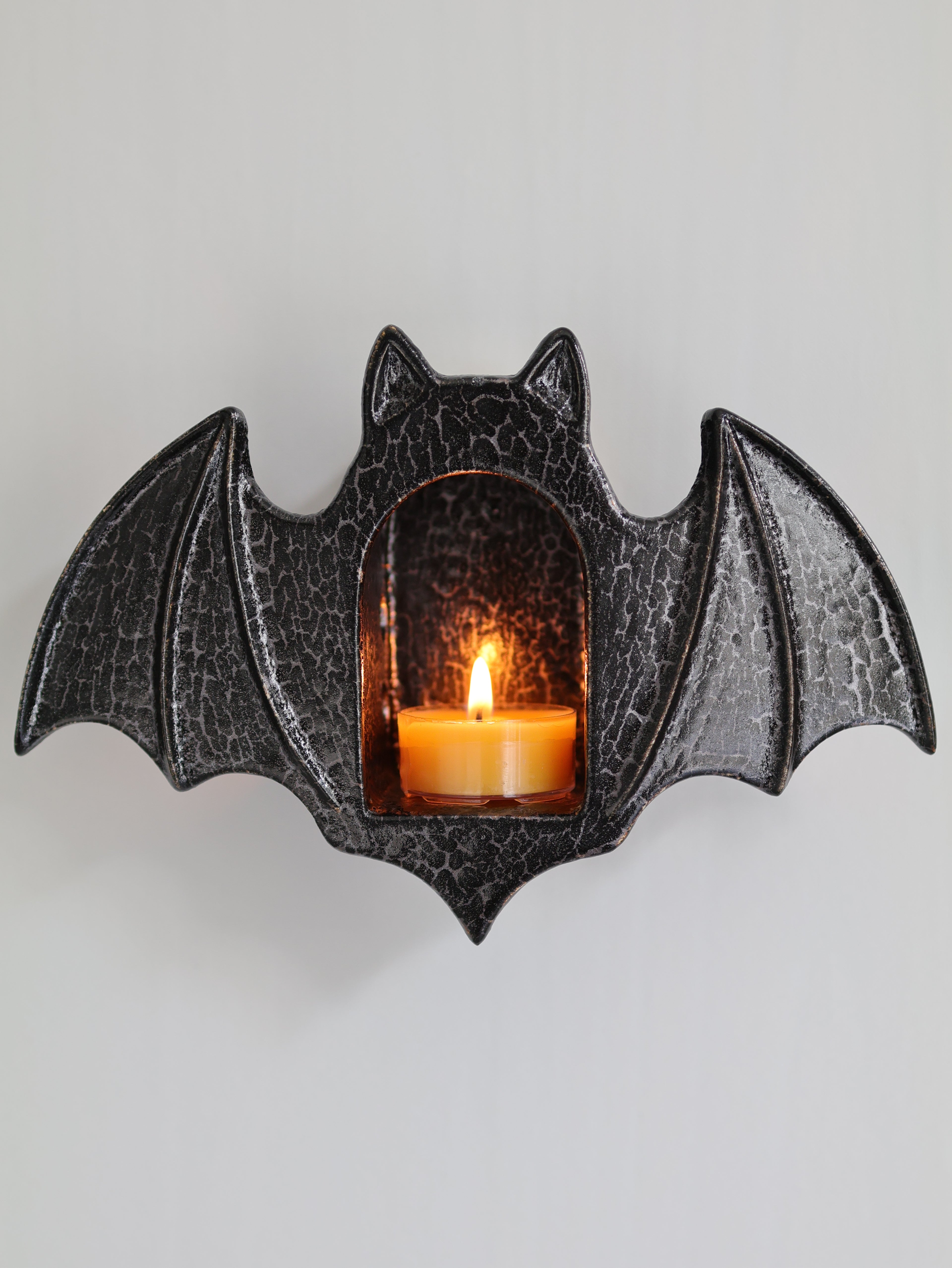Bat Sconce, Snake Skin No. 1