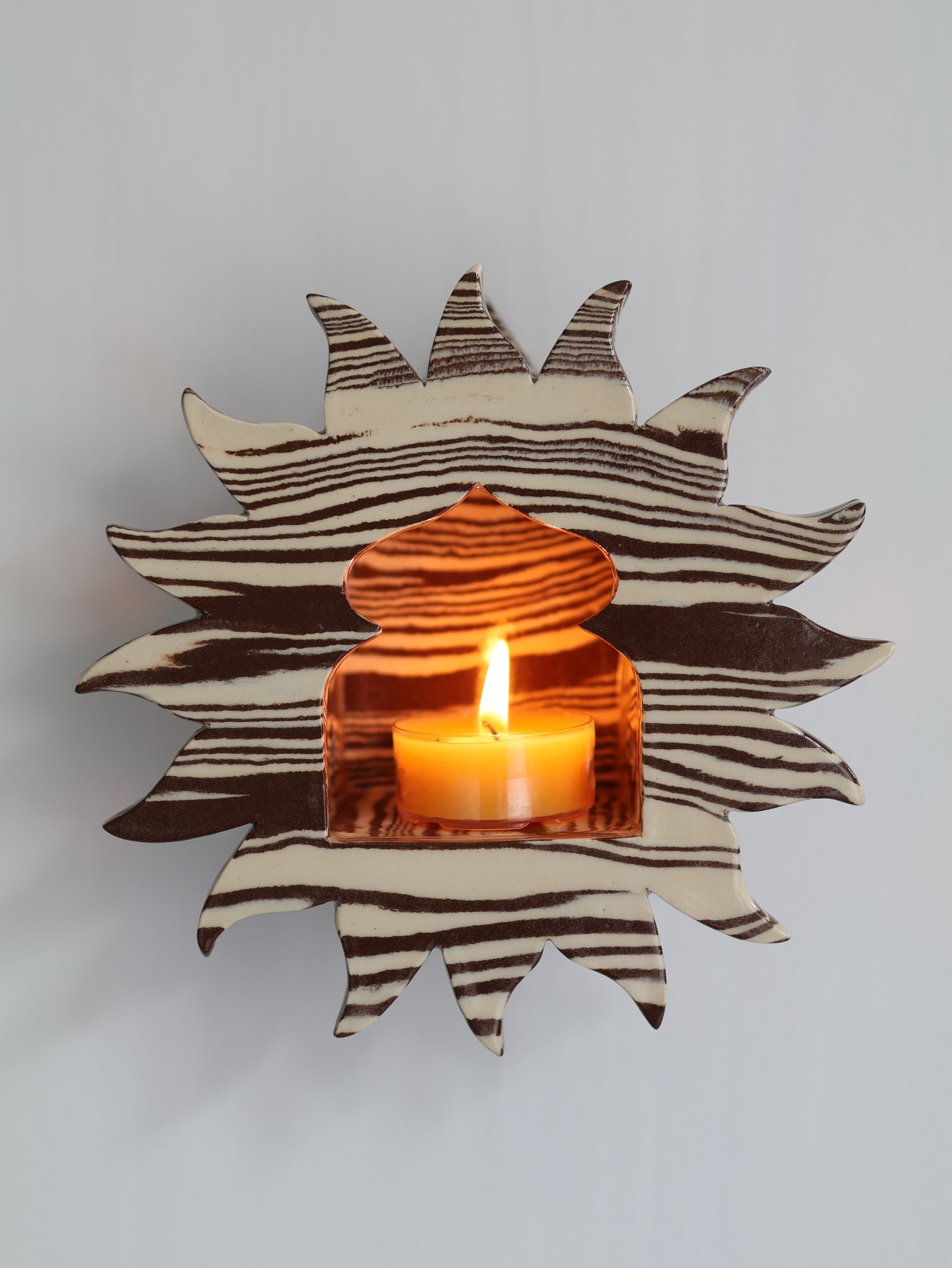 Sunburst Sconce, Zebra No. 1
