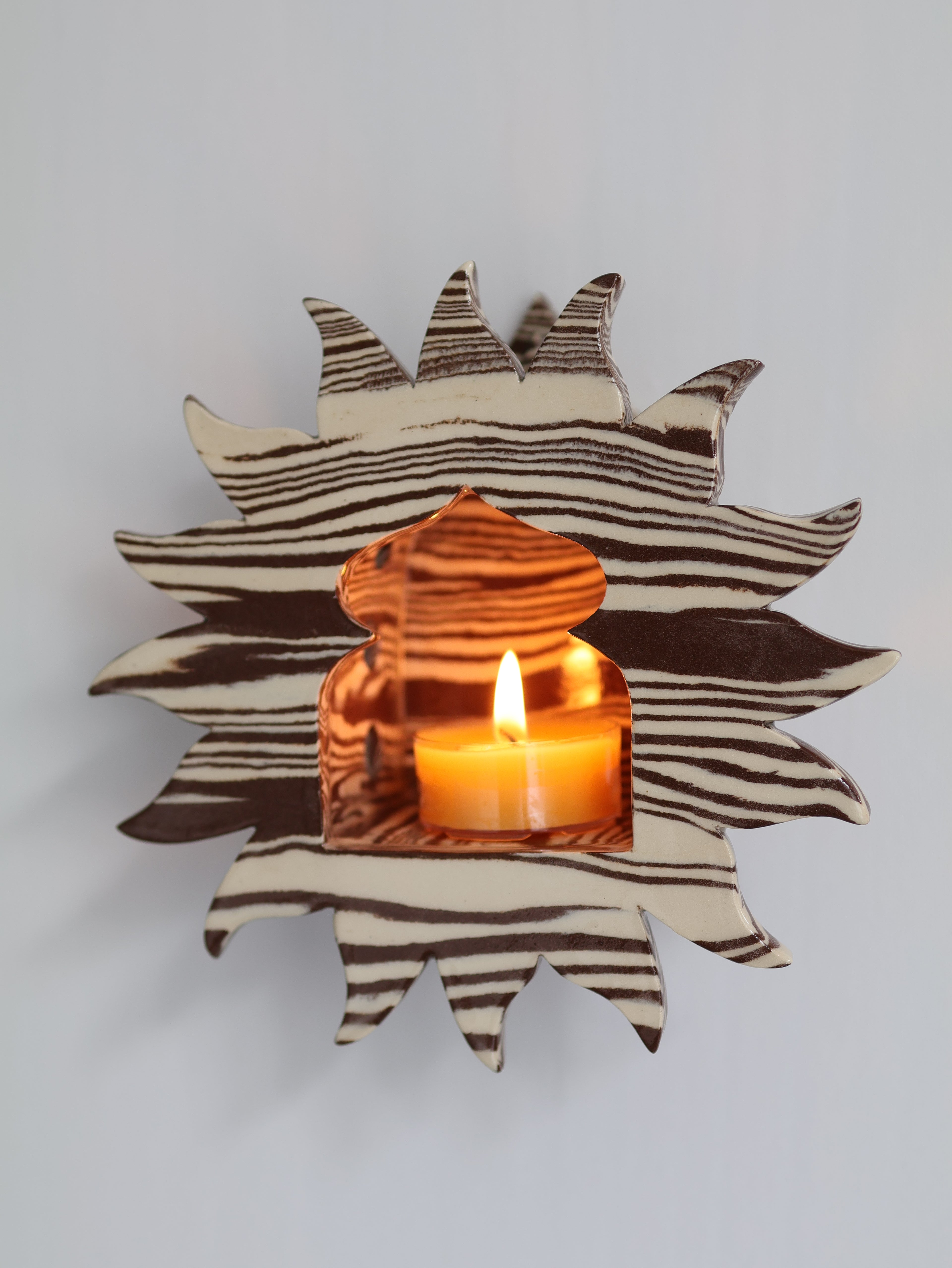 Sunburst Sconce, Zebra No. 1
