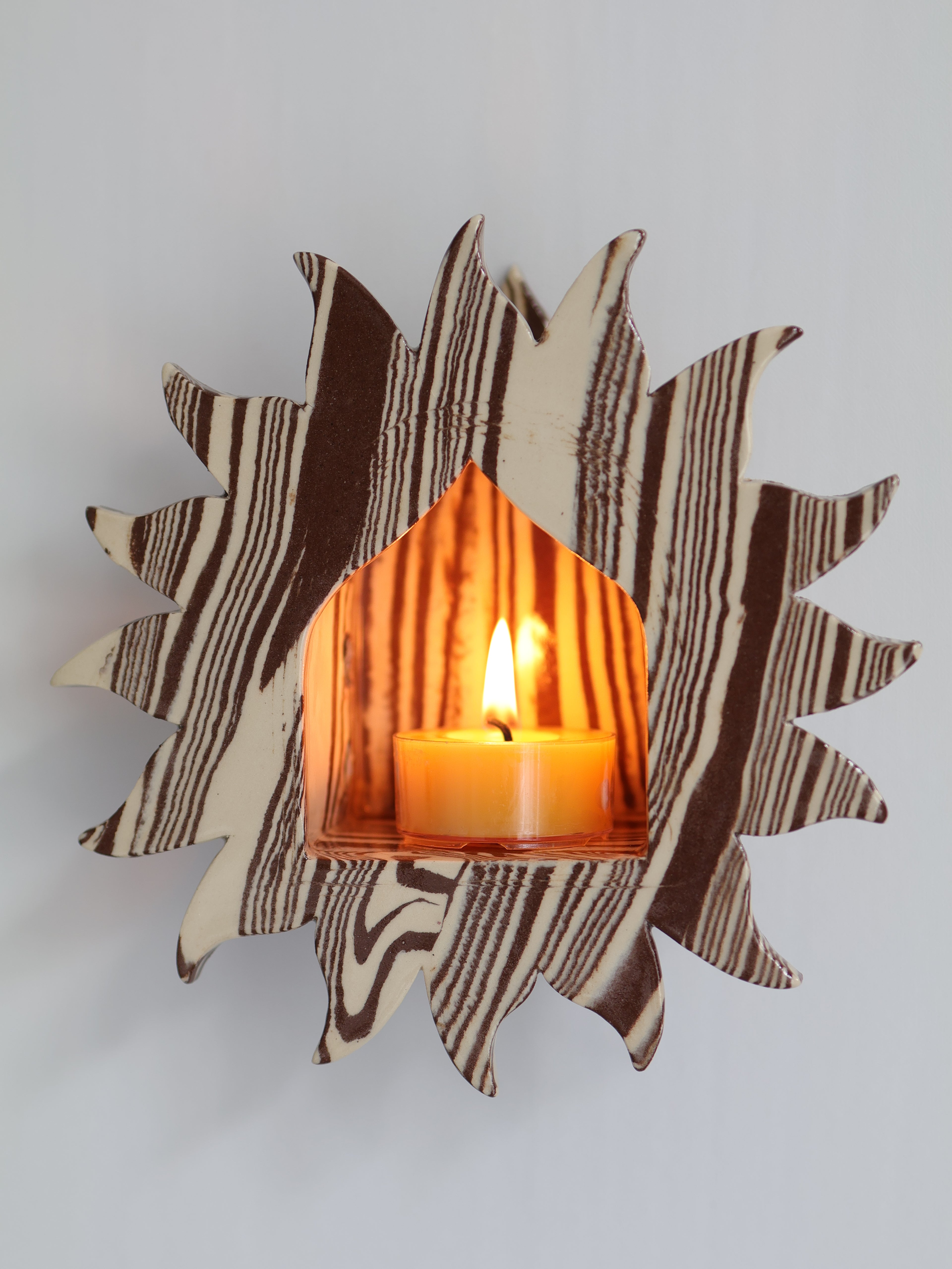 Sunburst Sconce, Zebra No. 2