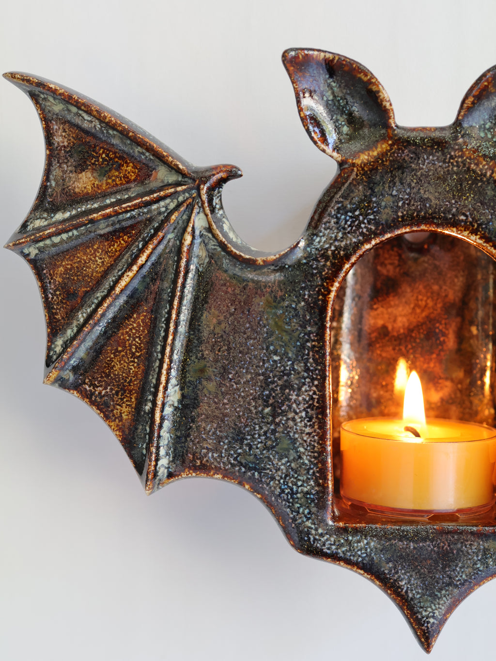 Bat Sconce, Bronze