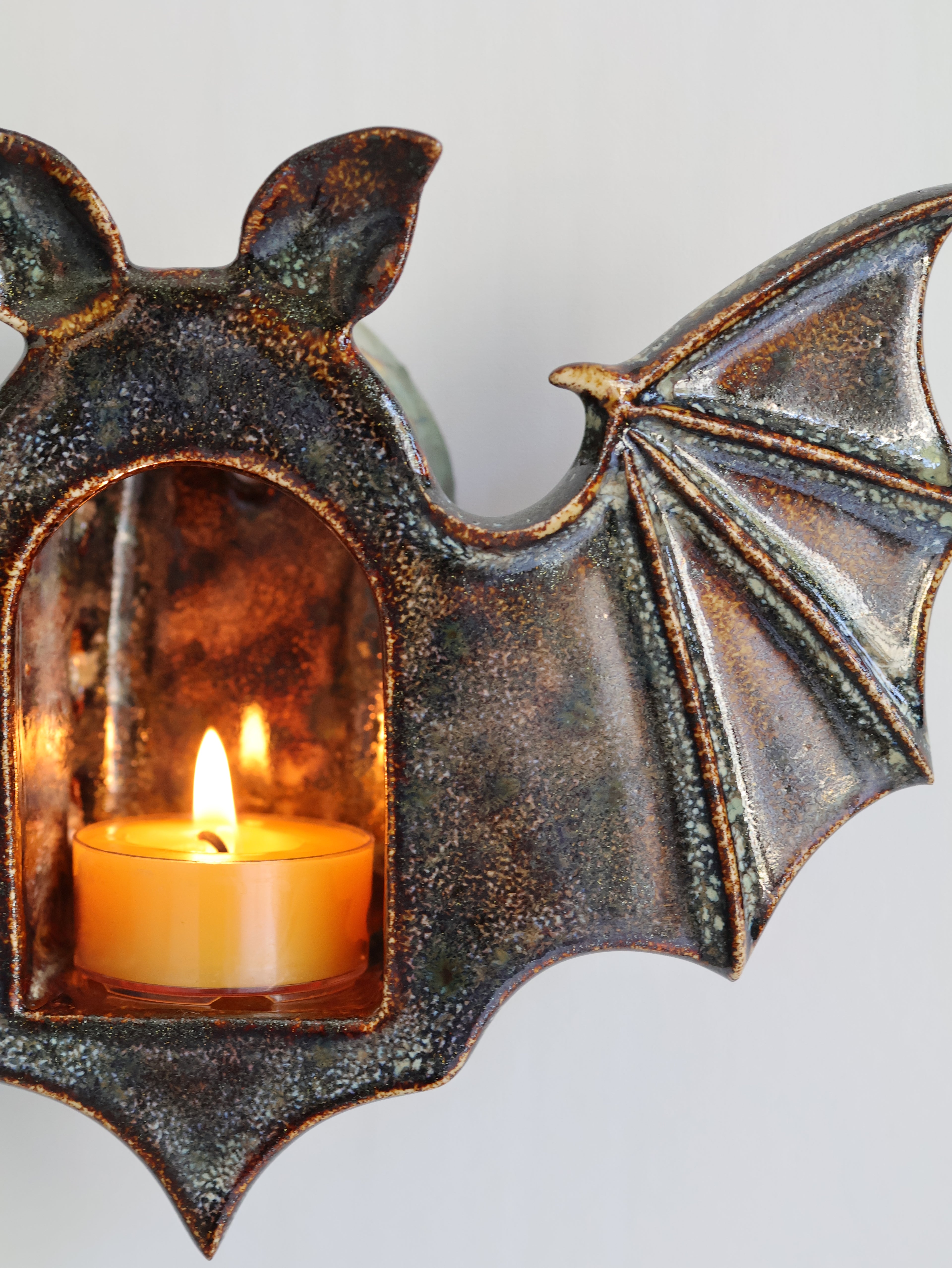 Bat Sconce, Bronze