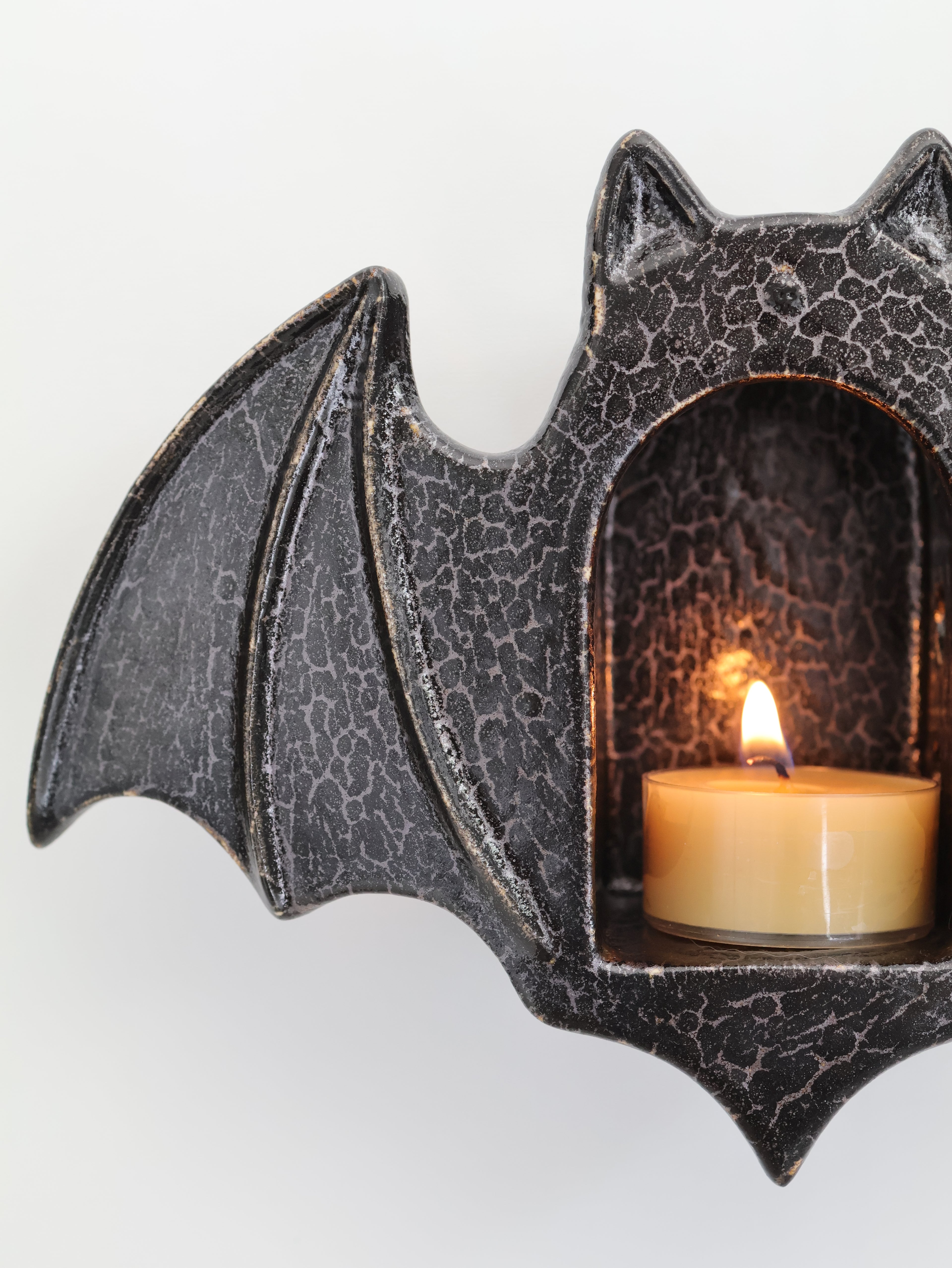 Bat Sconce, Snake Skin No. 1