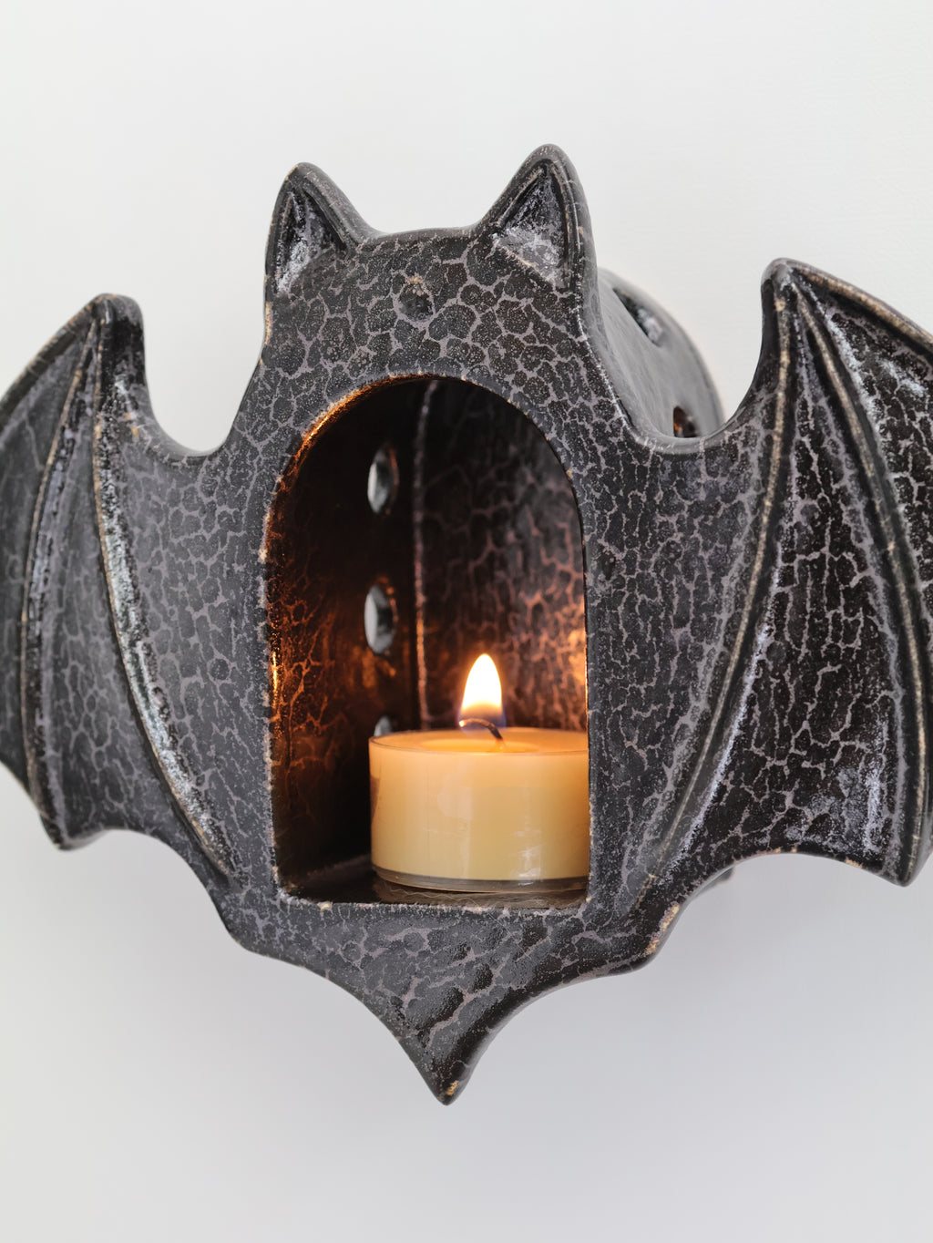 Bat Sconce, Snake Skin No. 1