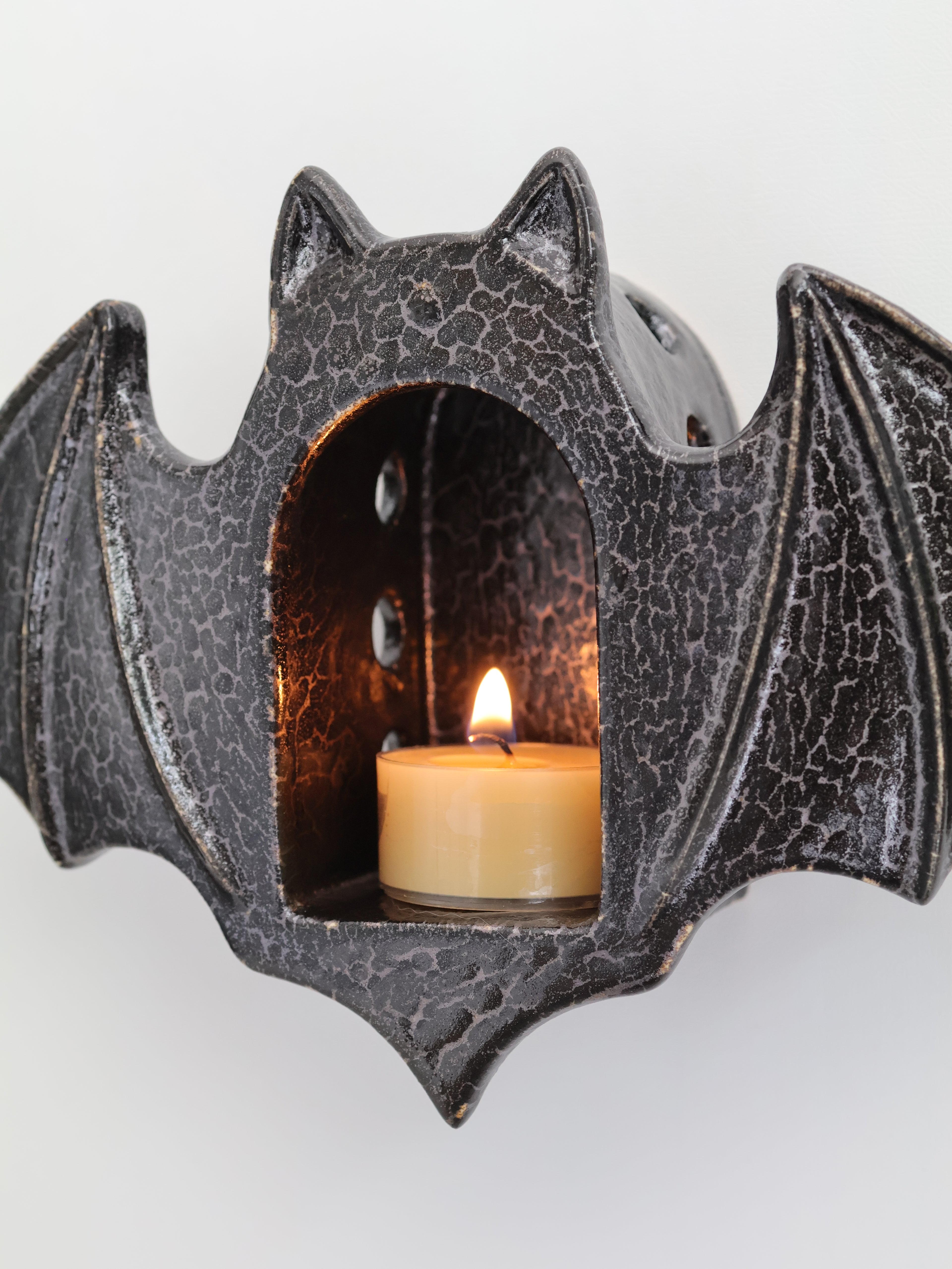 Bat Sconce, Snake Skin No. 1