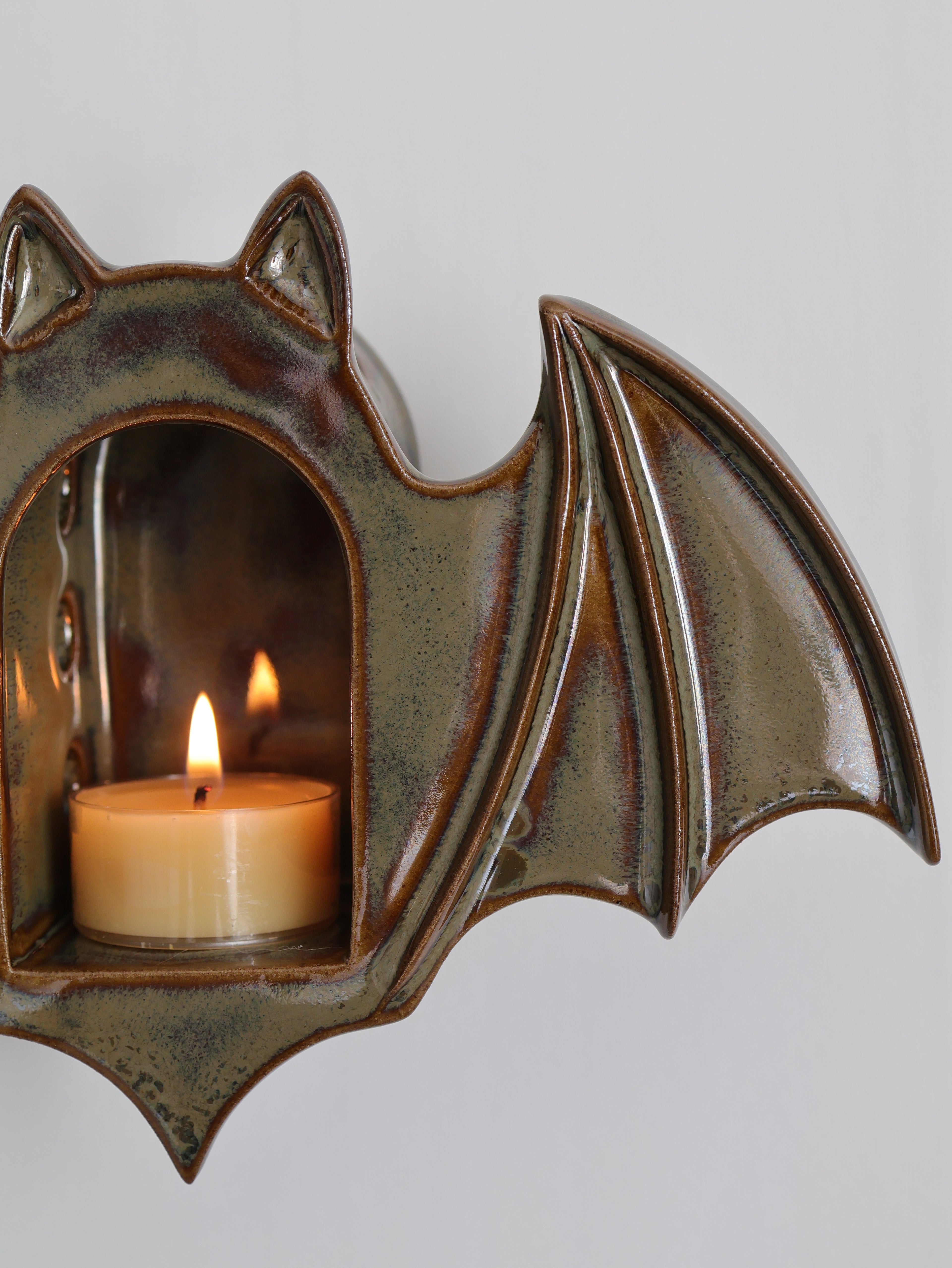 Bat Sconce, Dusk