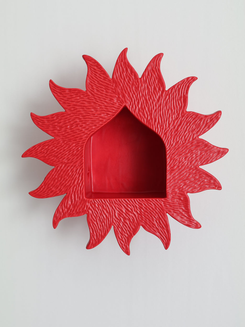 Sunburst Sconce, Red