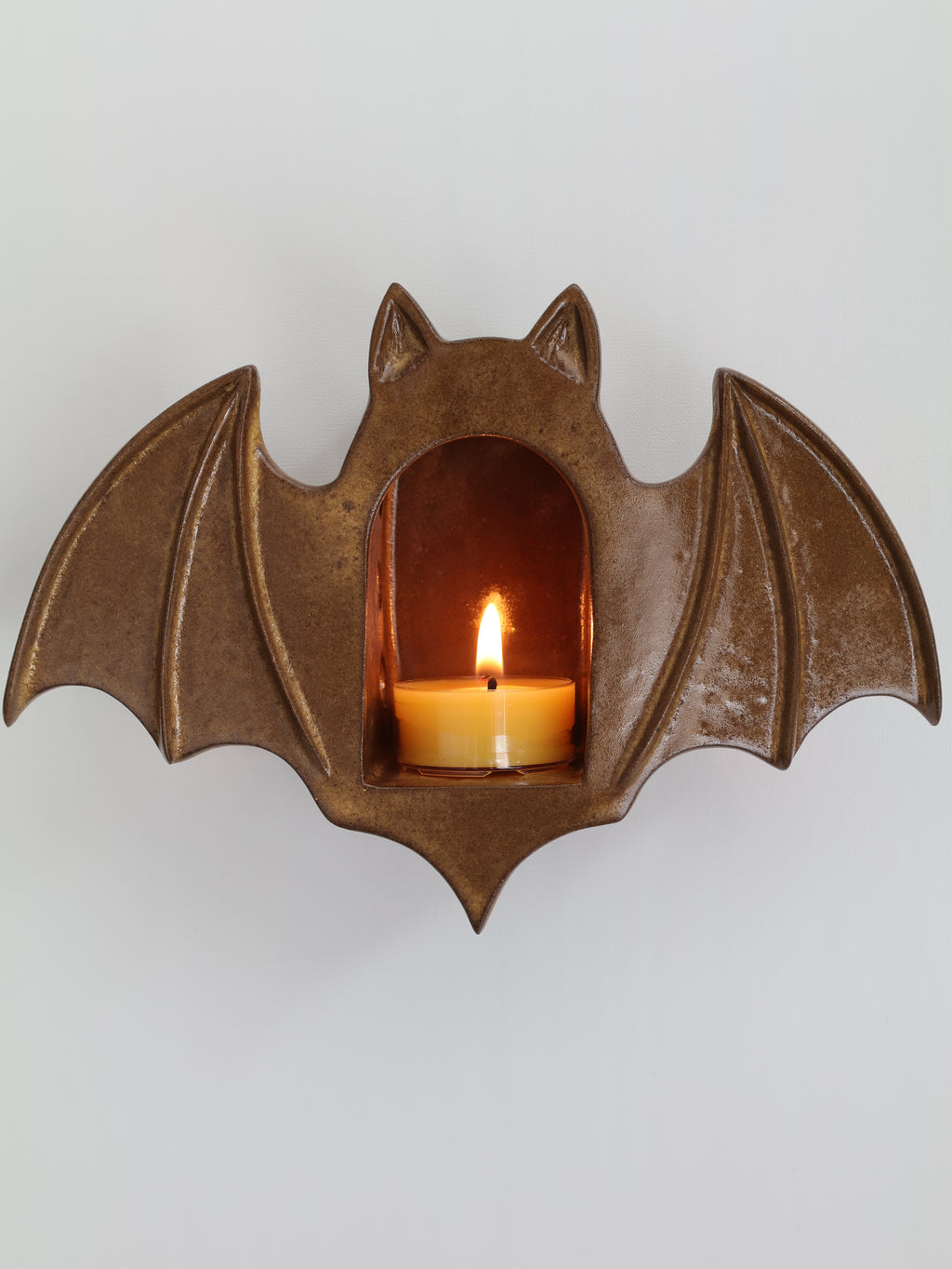 Bat Sconce, Mocha