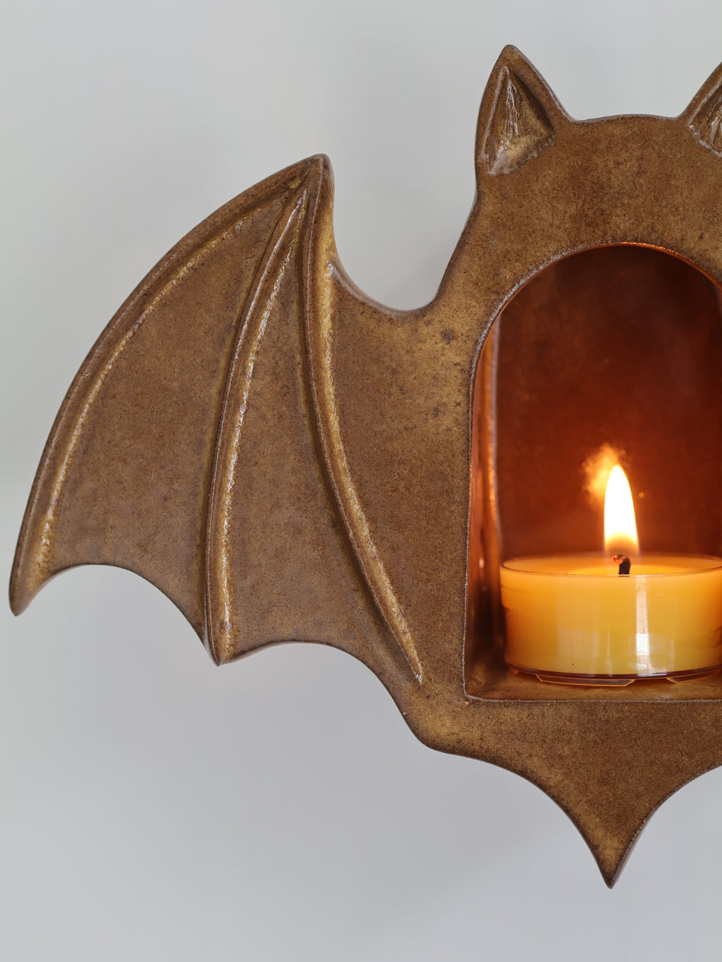Bat Sconce, Mocha
