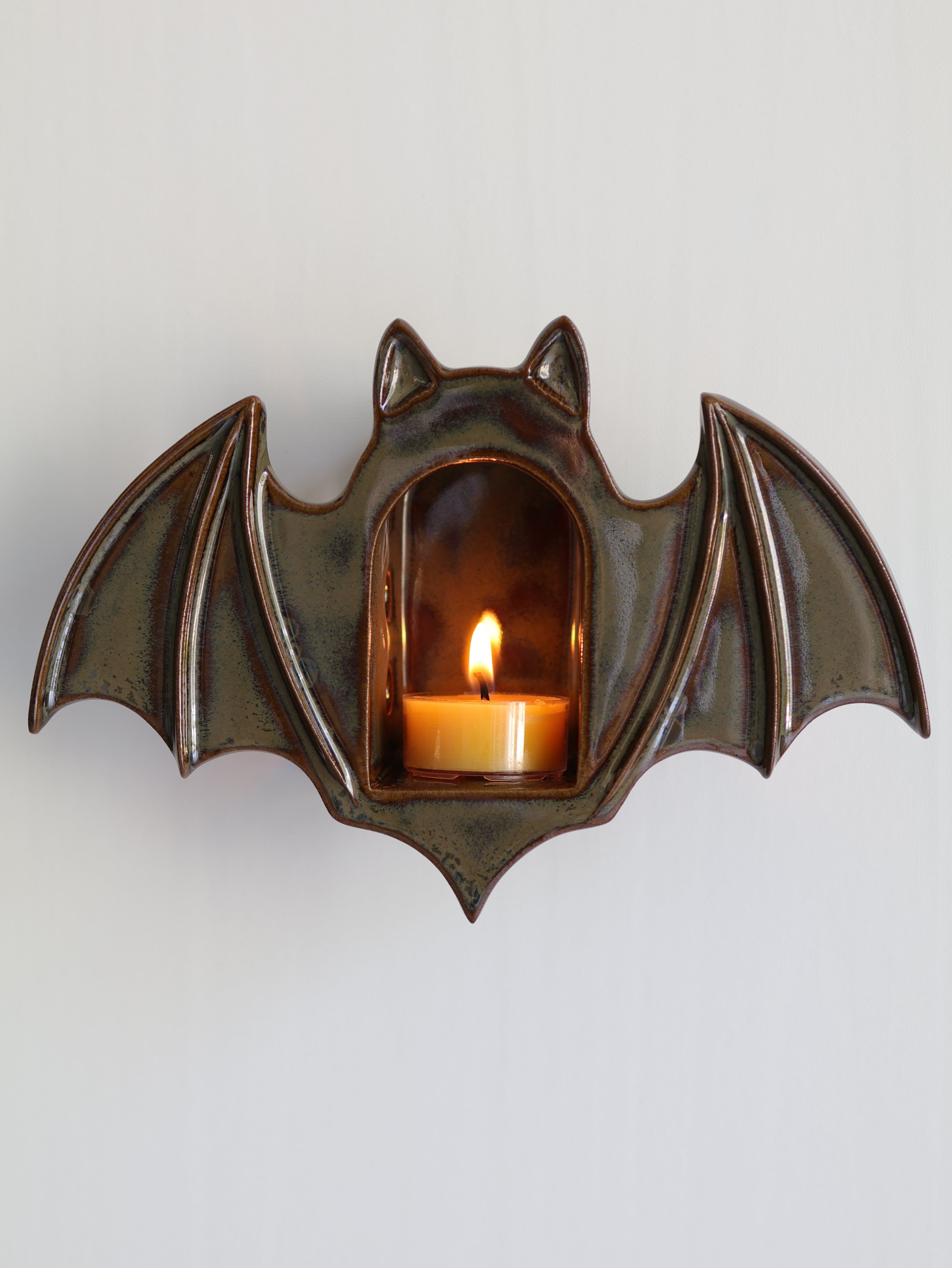 Bat Sconce, Dusk