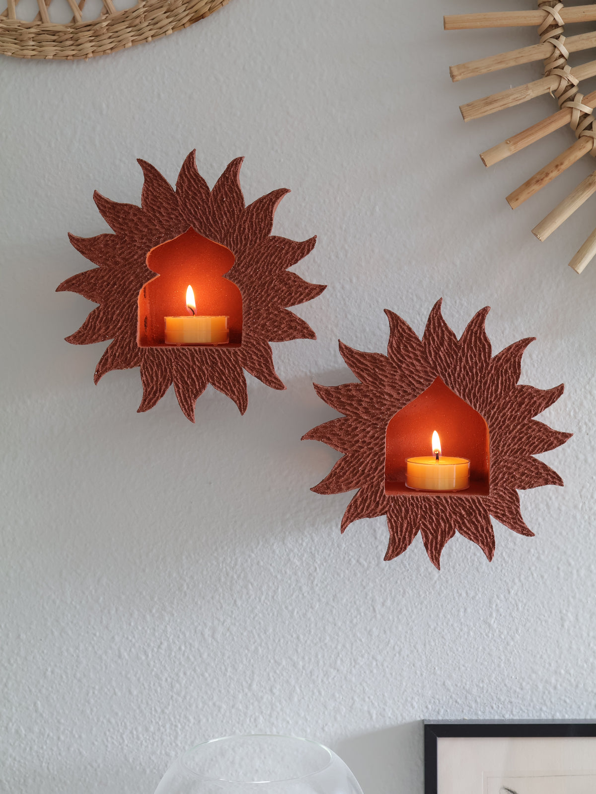 Sunburst Sconce, Sienna