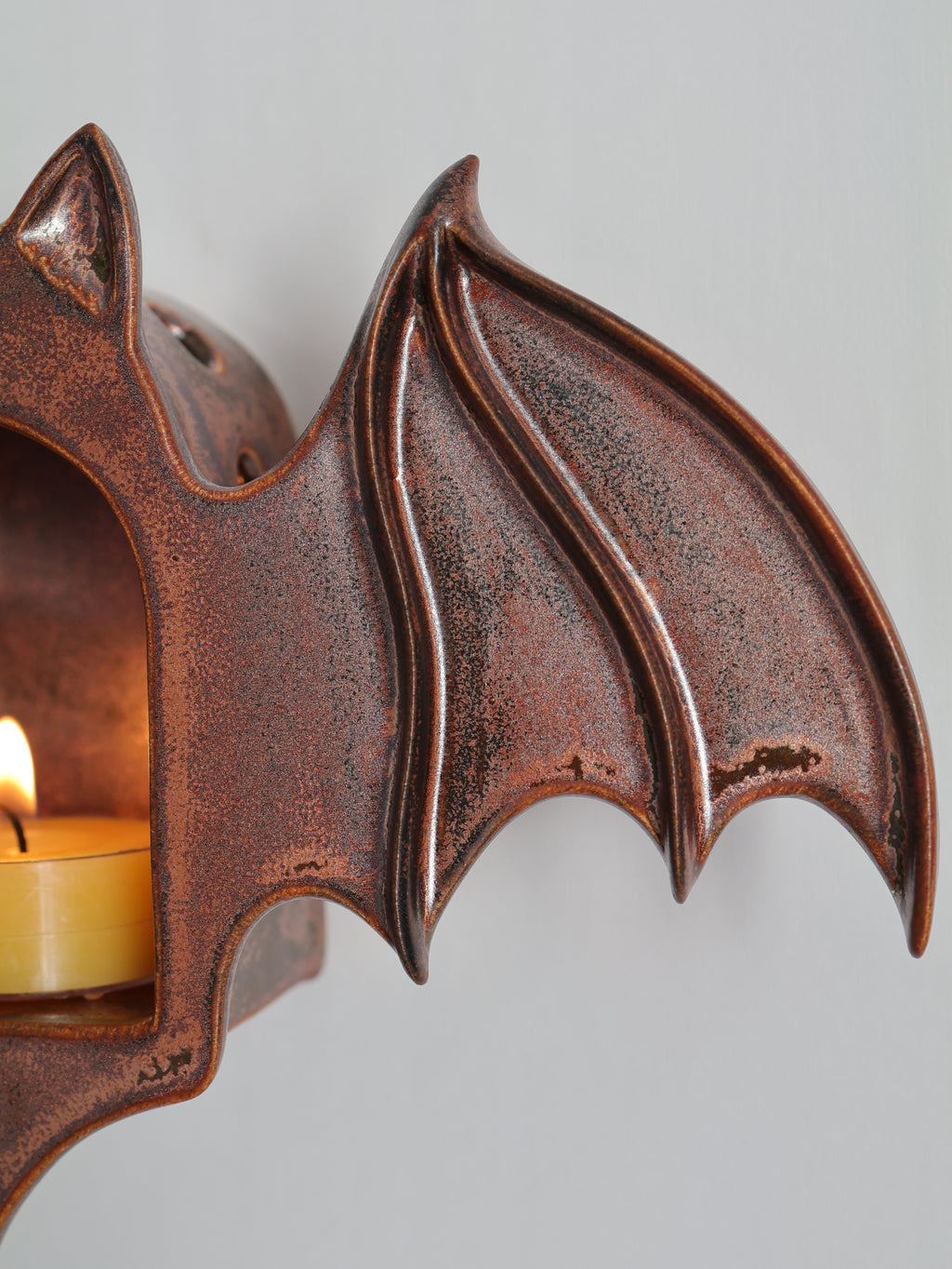 Bat Sconce, Ancient Copper