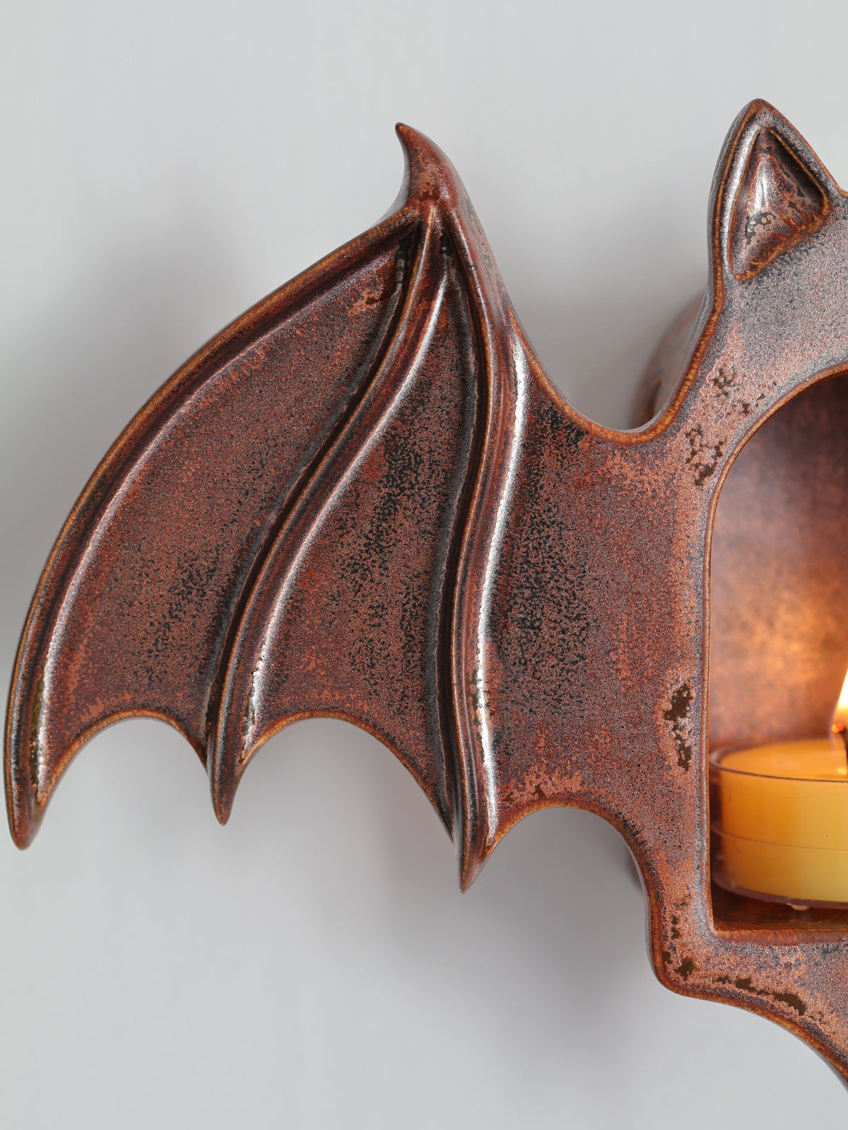 Bat Sconce, Ancient Copper