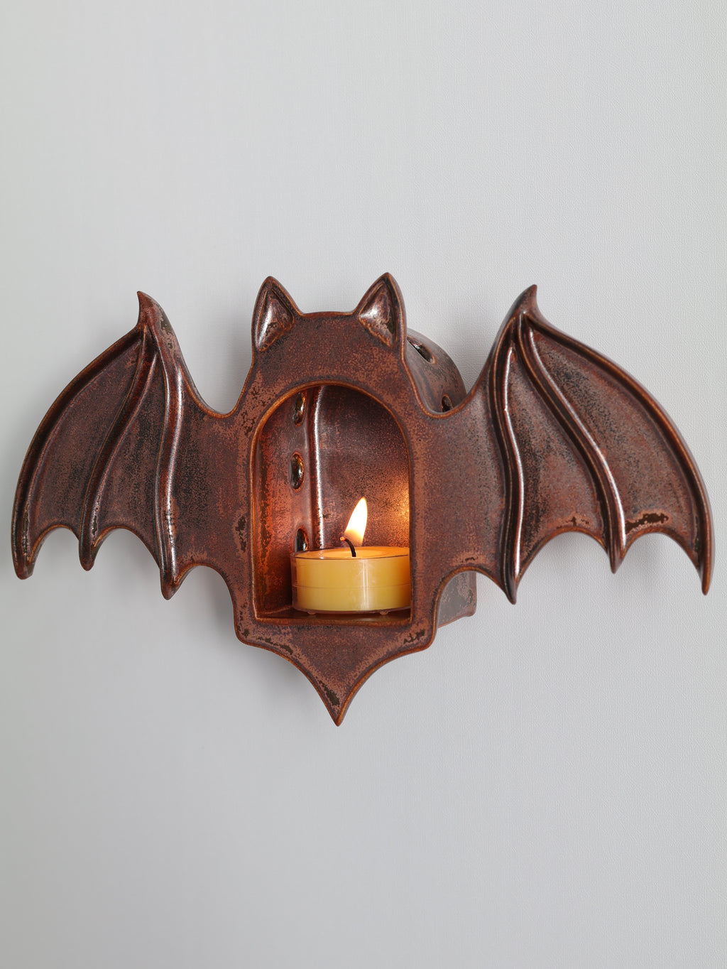 Bat Sconce, Ancient Copper