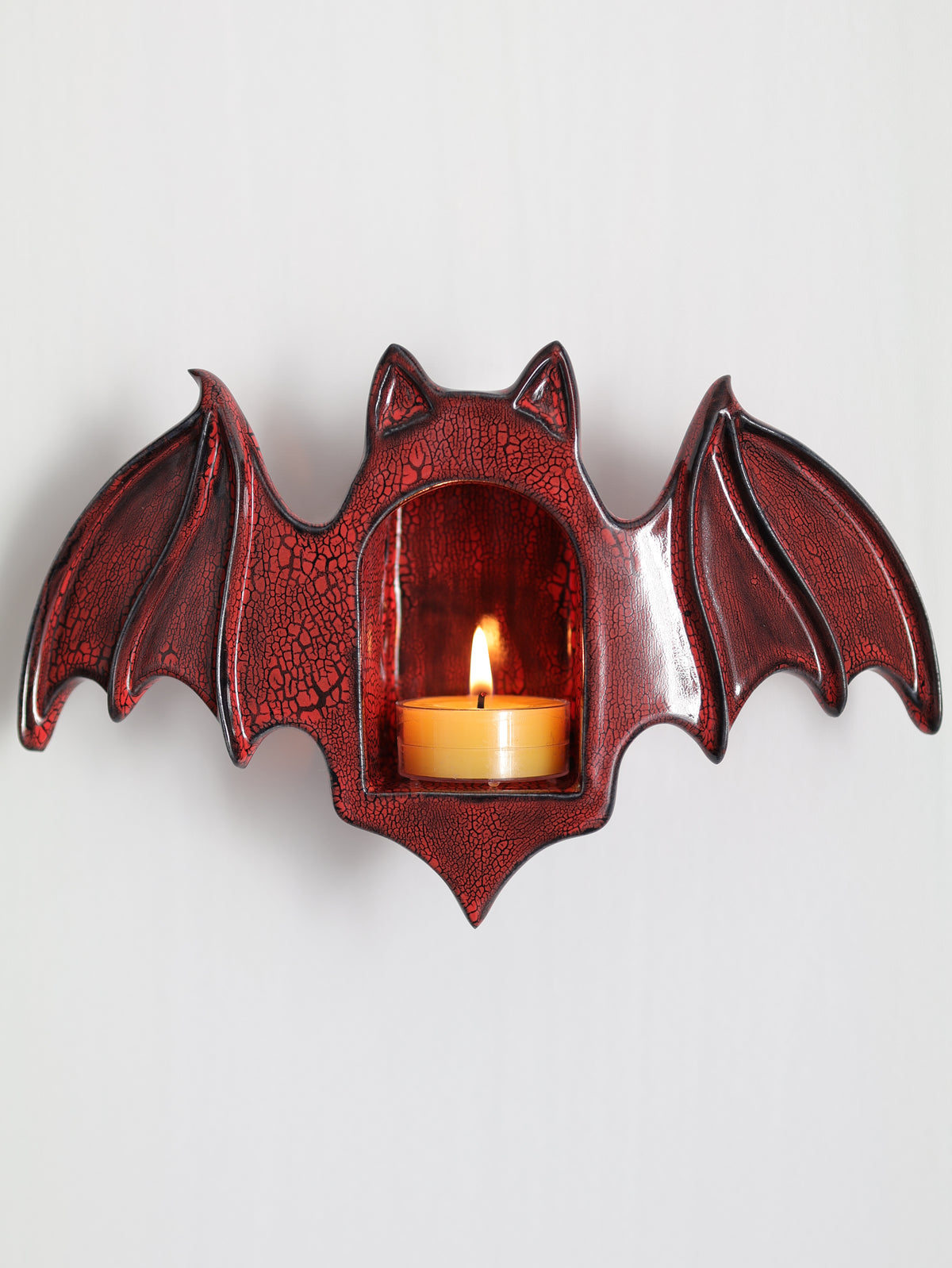 Bat Sconce, Red No. 1