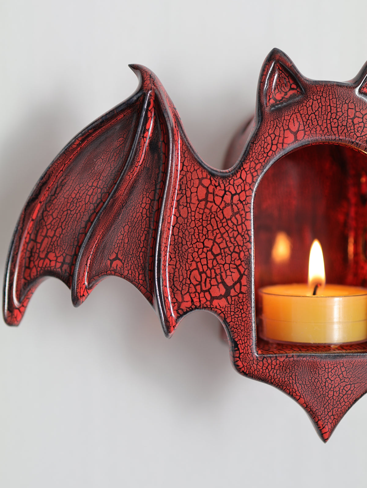 Bat Sconce, Red No. 1