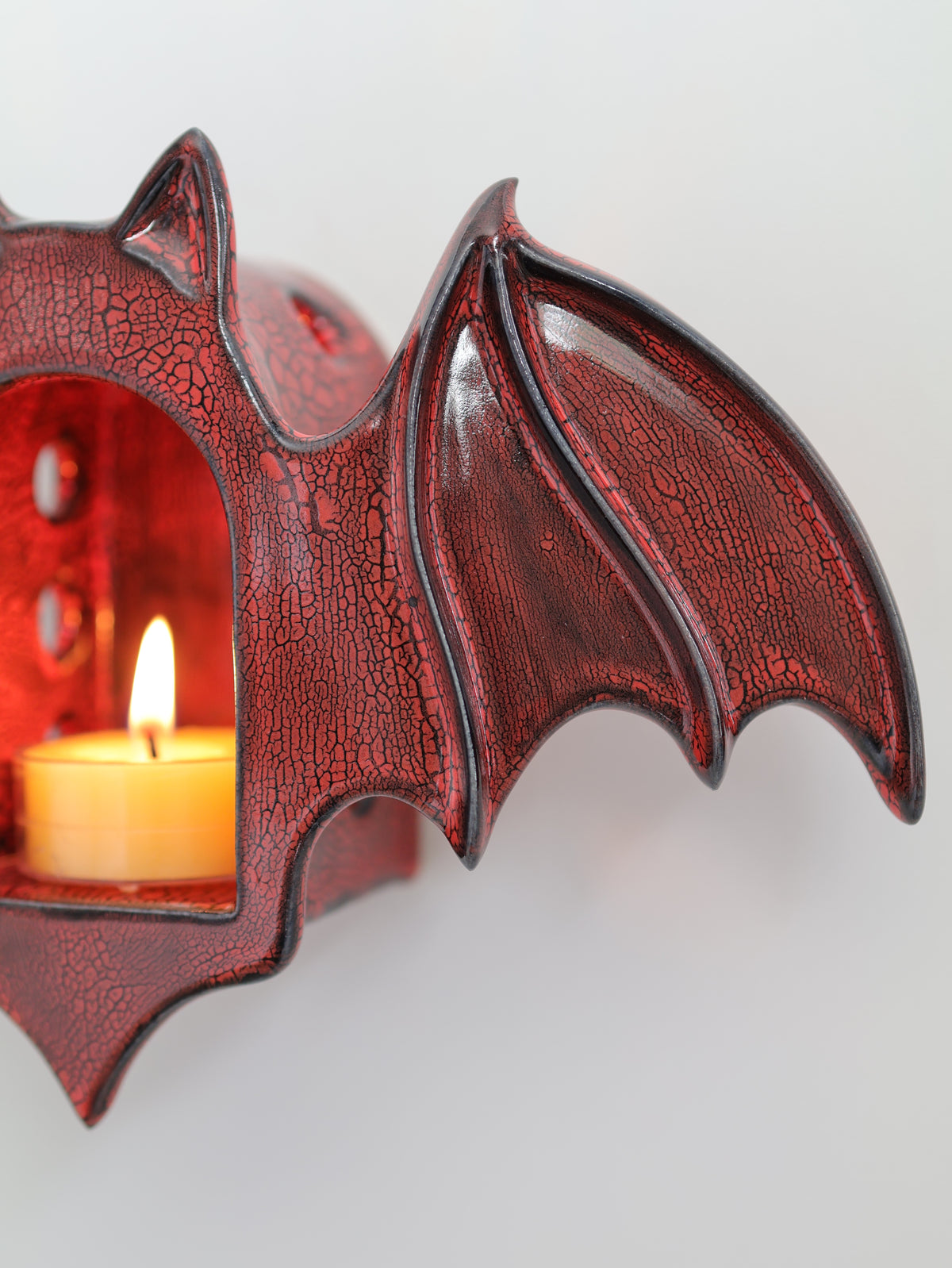 Bat Sconce, Red No. 1
