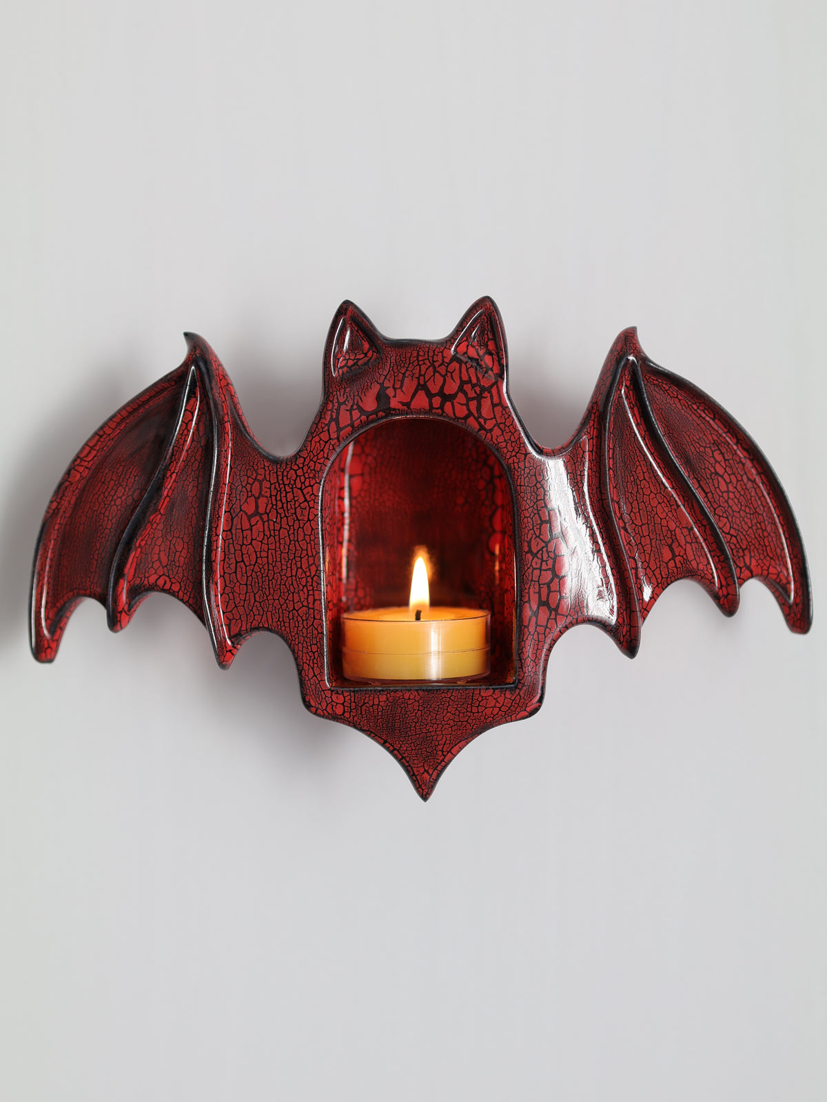 Bat Sconce, Red