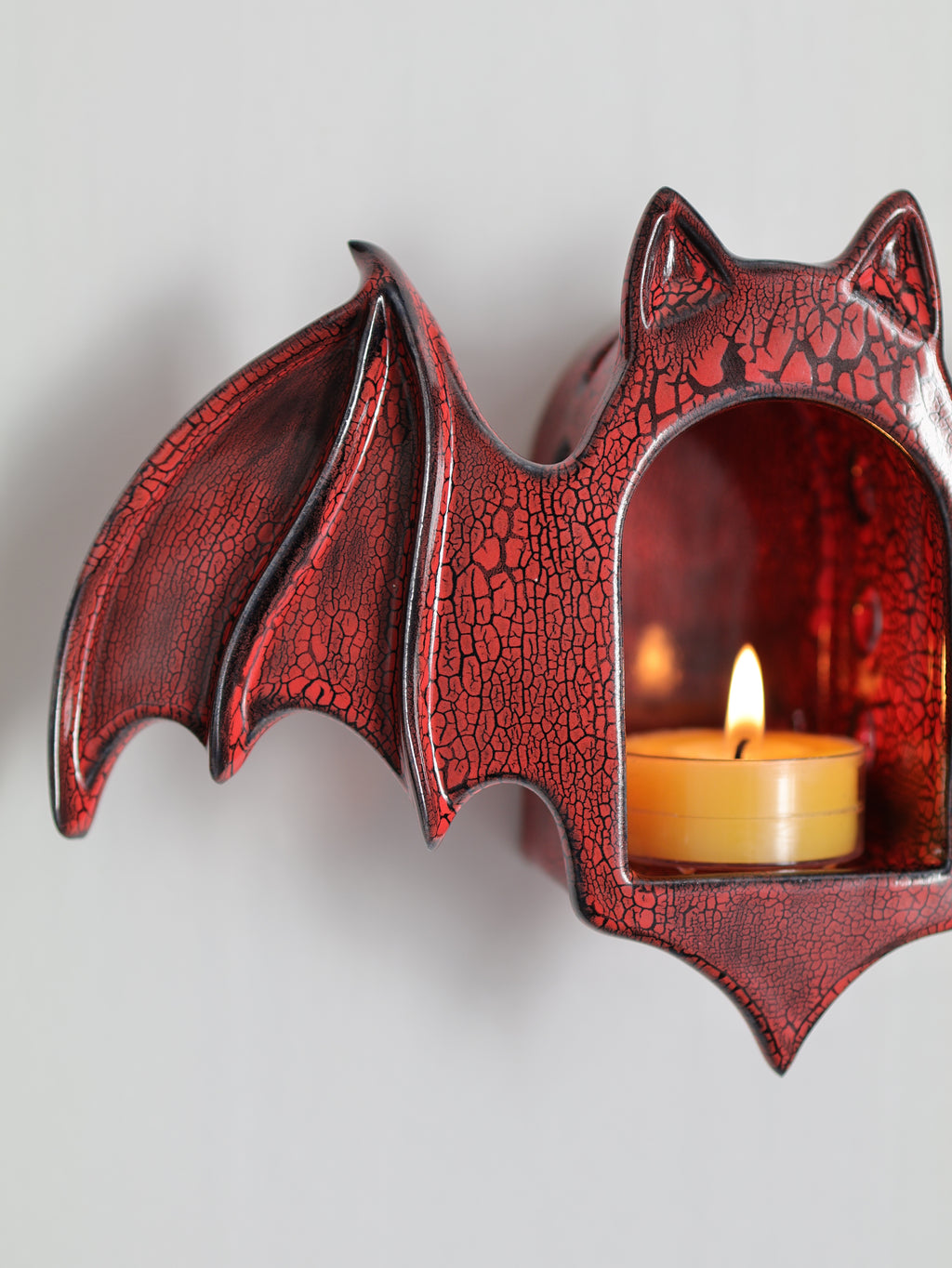 Bat Sconce, Red