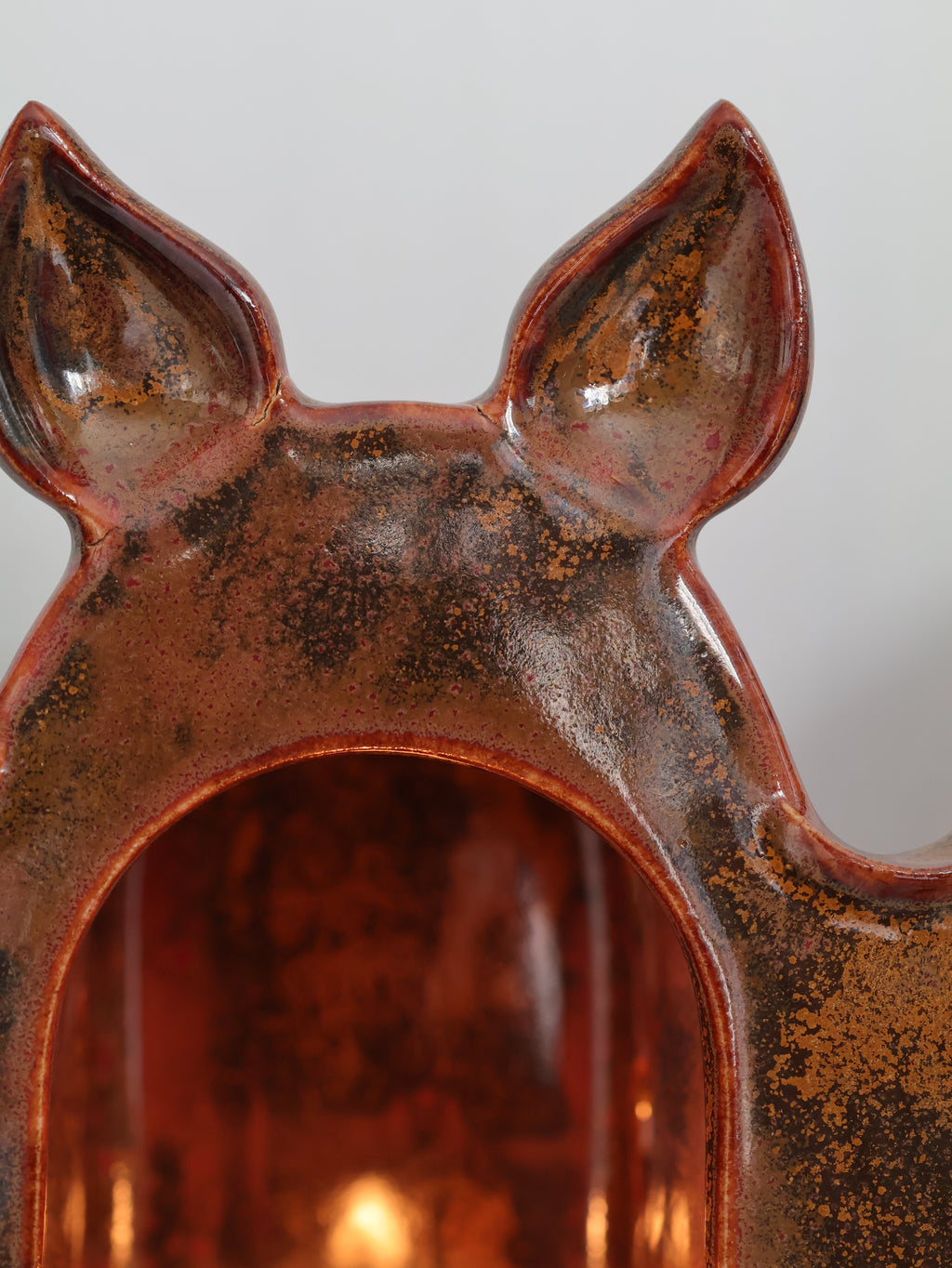Bat Sconce, Amber
