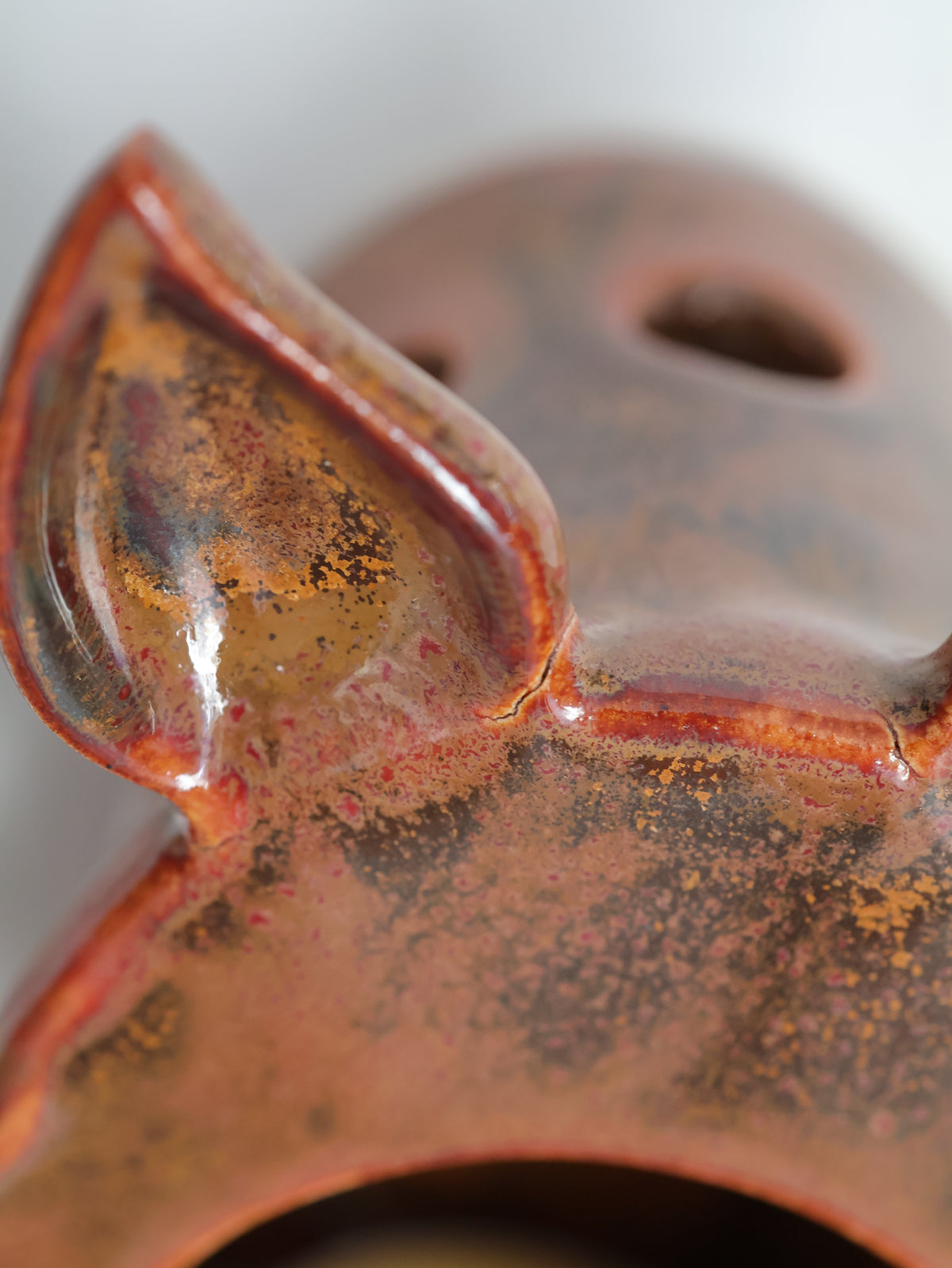 Bat Sconce, Amber