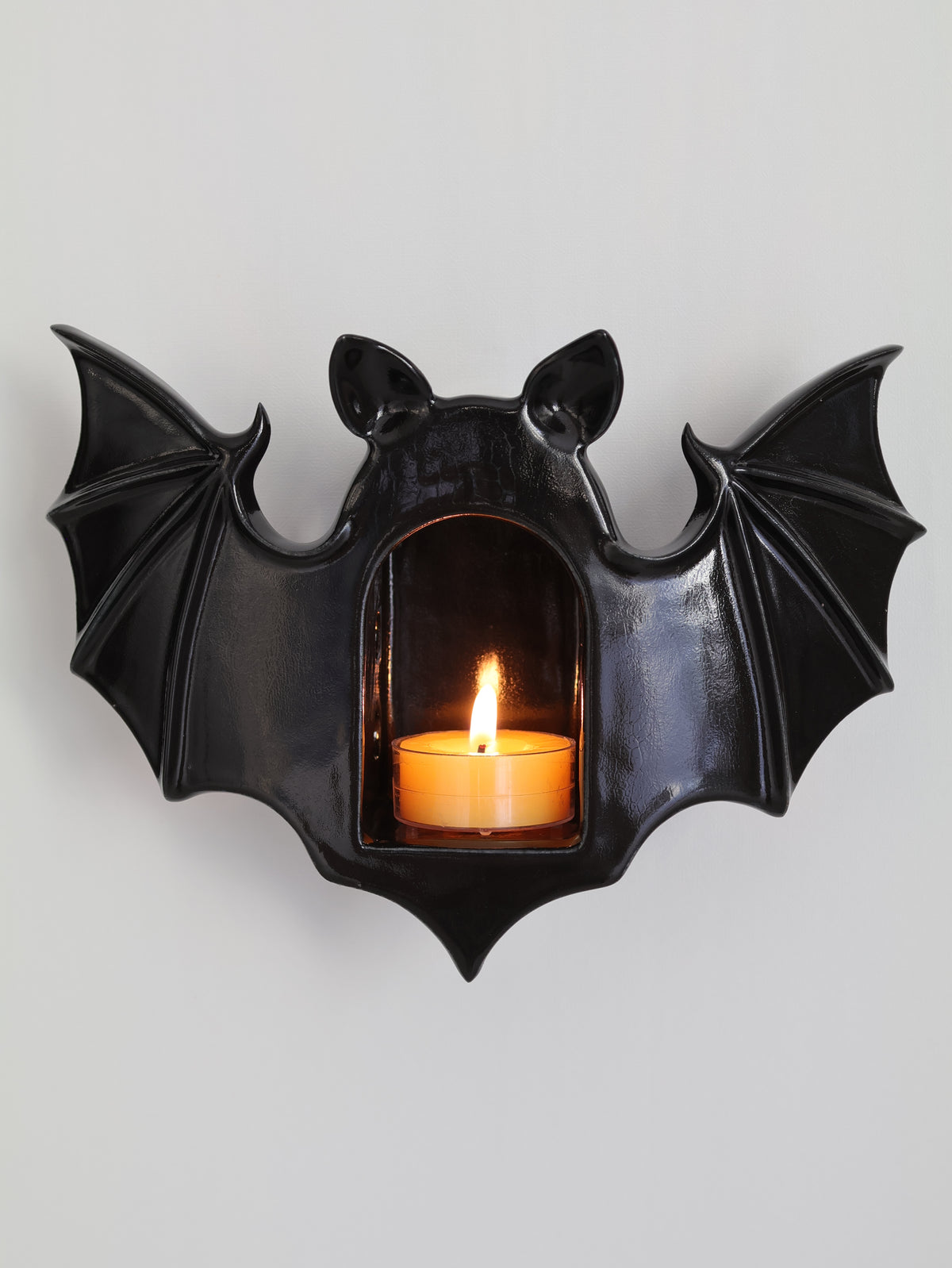 Bat Sconce, Black