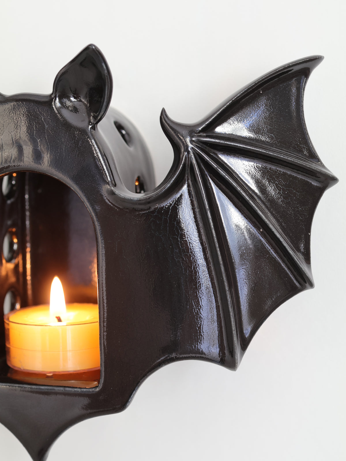 Bat Sconce, Black