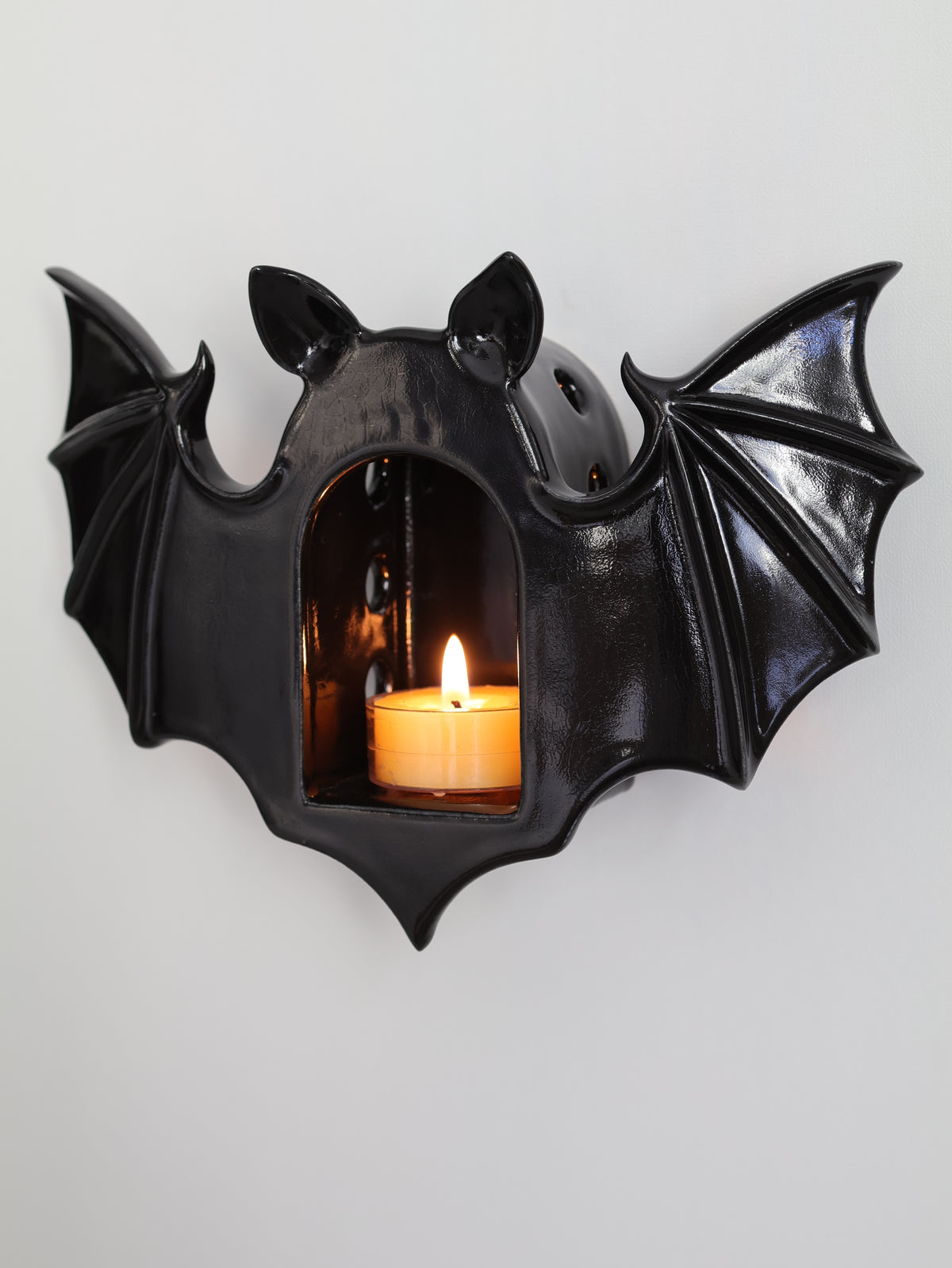 Bat Sconce, Black