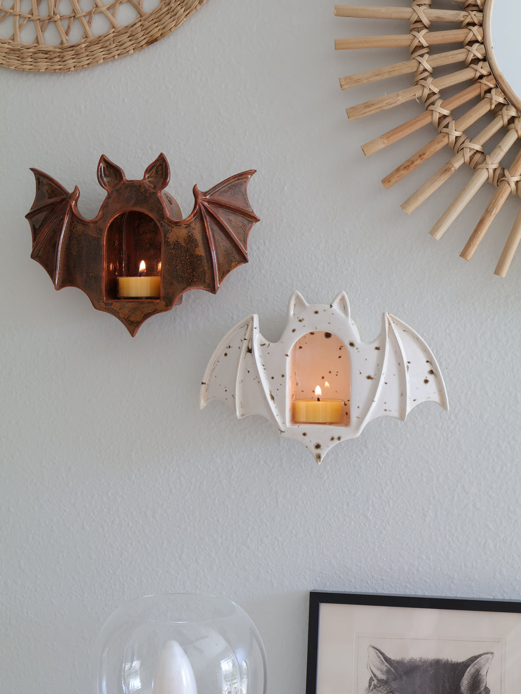 Bat Sconce, River Birch
