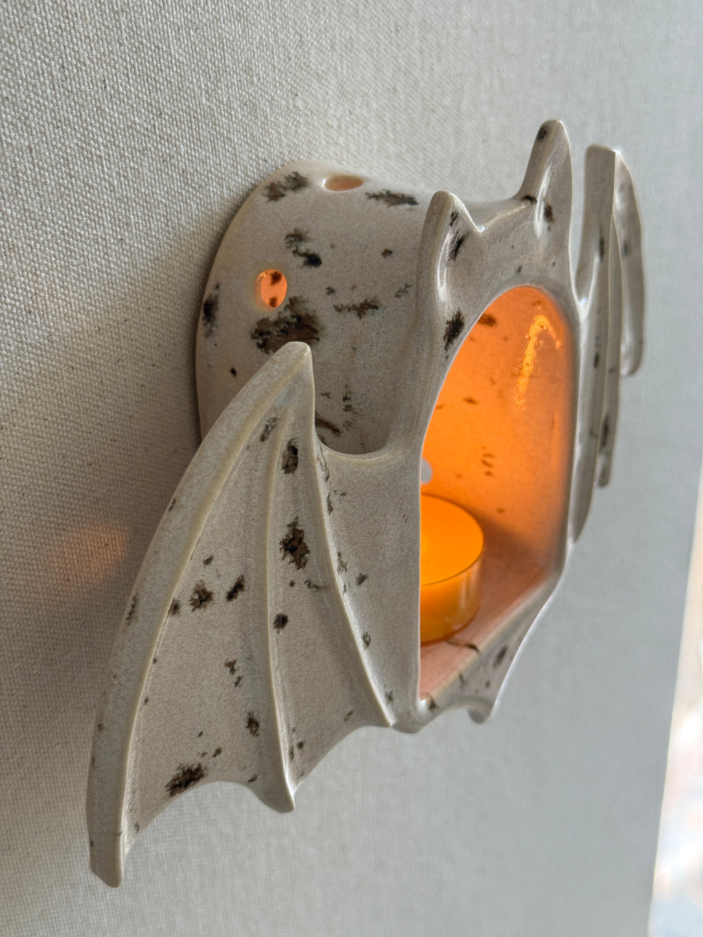 Bat Tealight Holder - River Birch