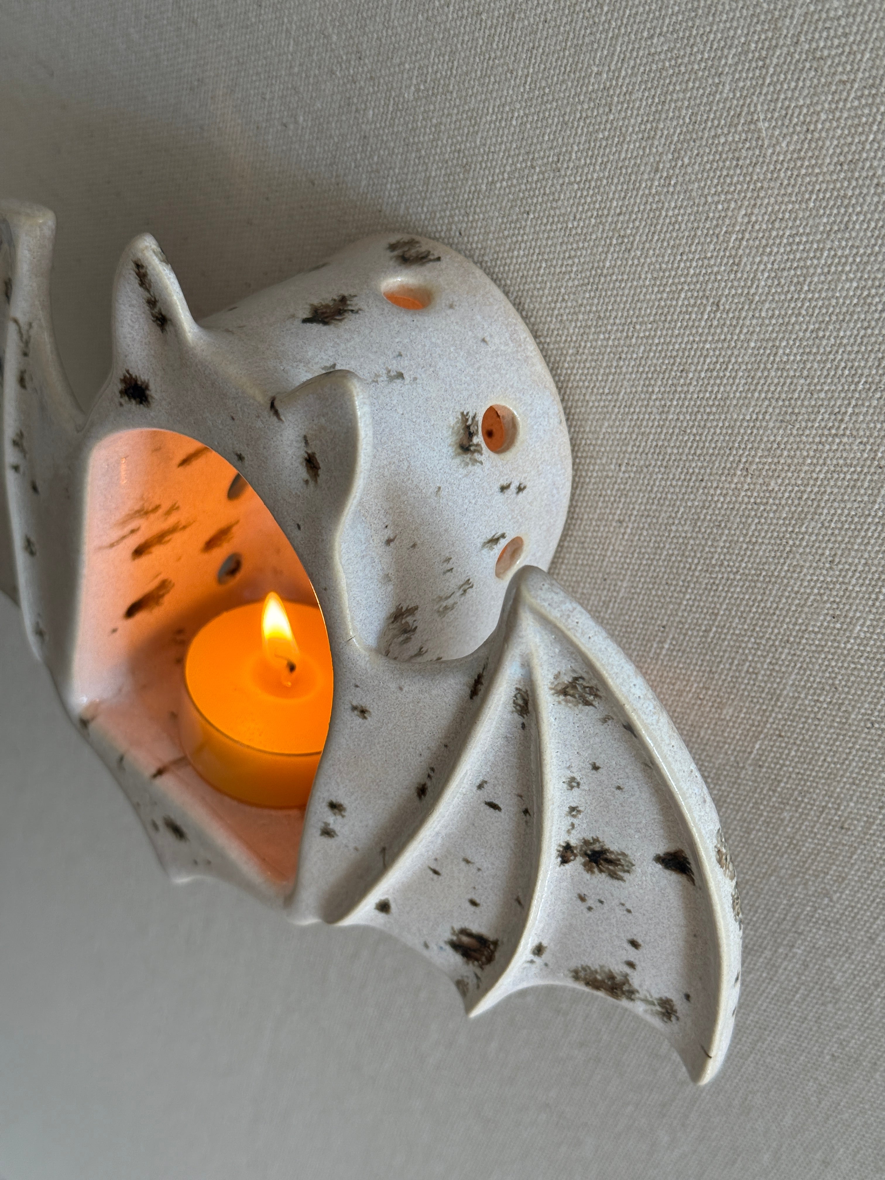 Bat Tealight Holder - River Birch