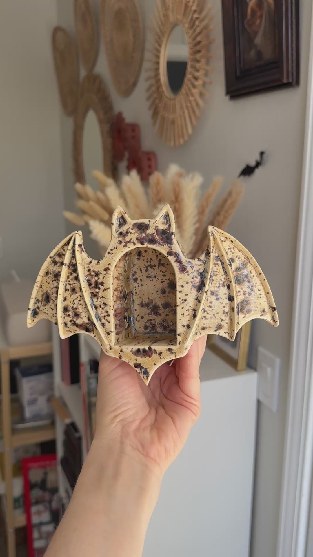 Bat Sconce, Sandstone