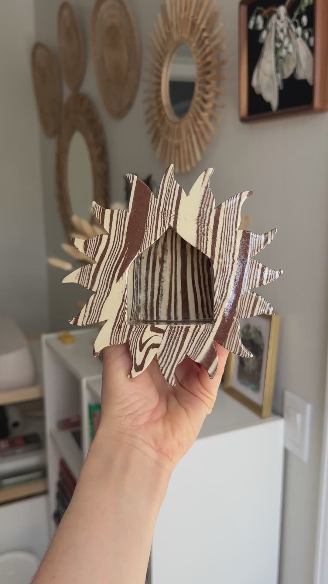 Sunburst Sconce, Zebra No. 2