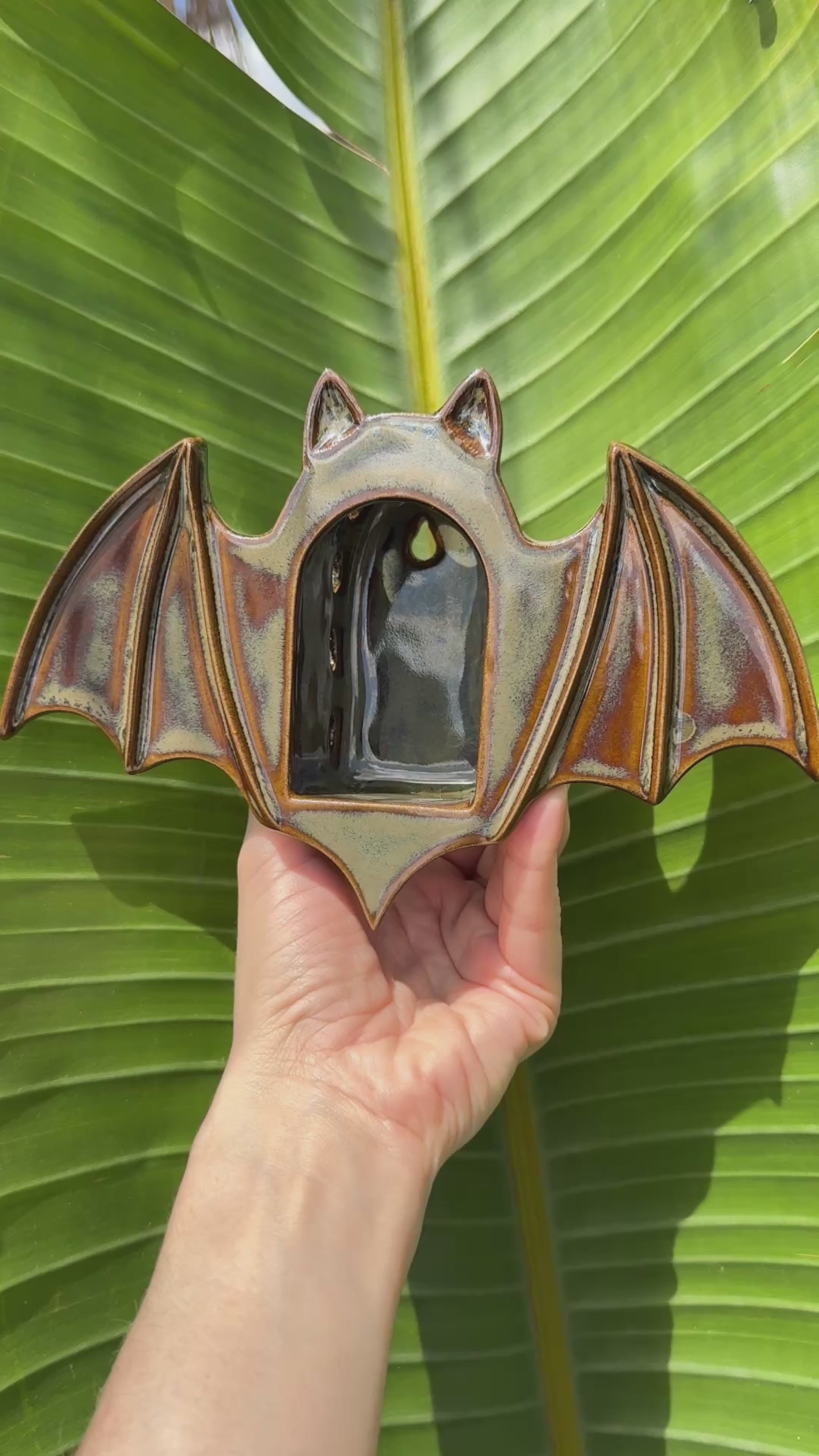 Bat Sconce, Dusk