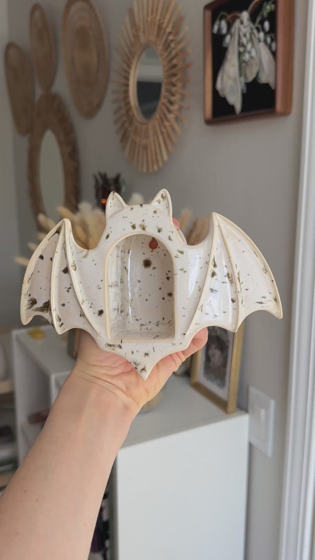 Bat Sconce, River Birch