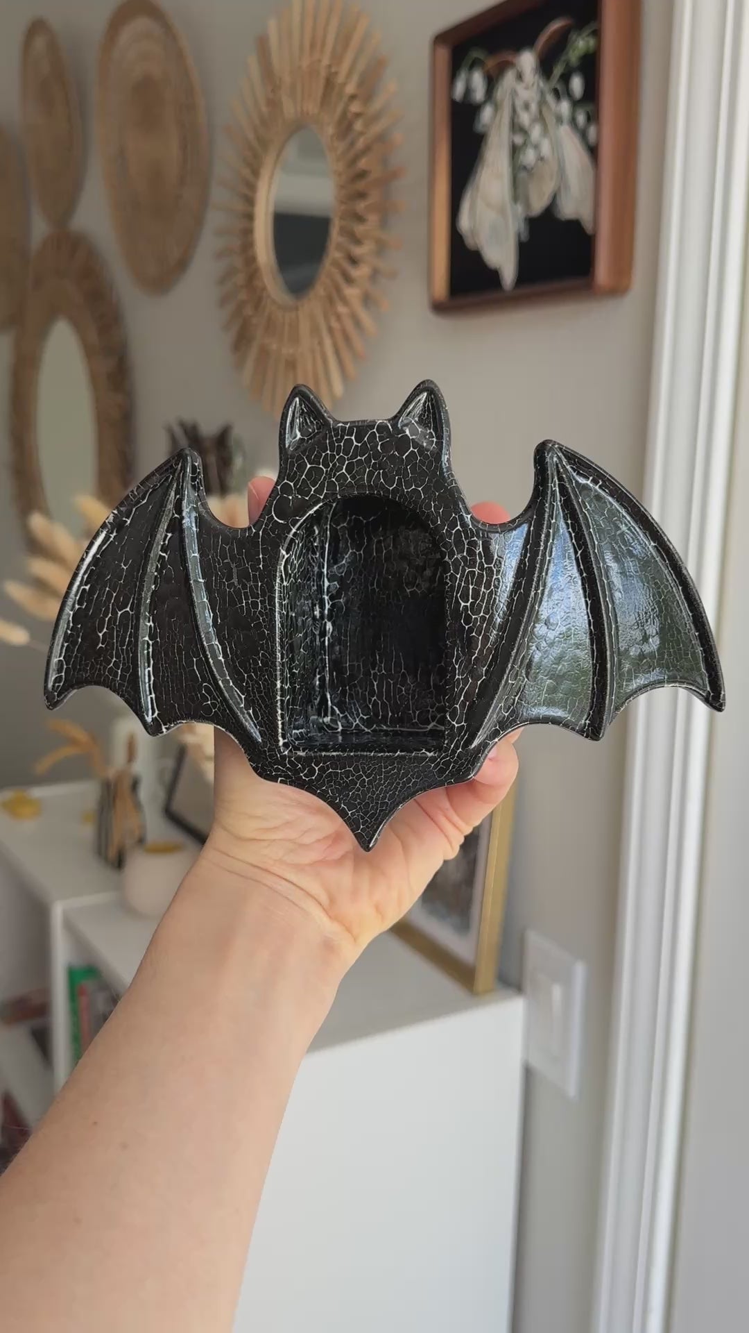 Bat Sconce, Ember