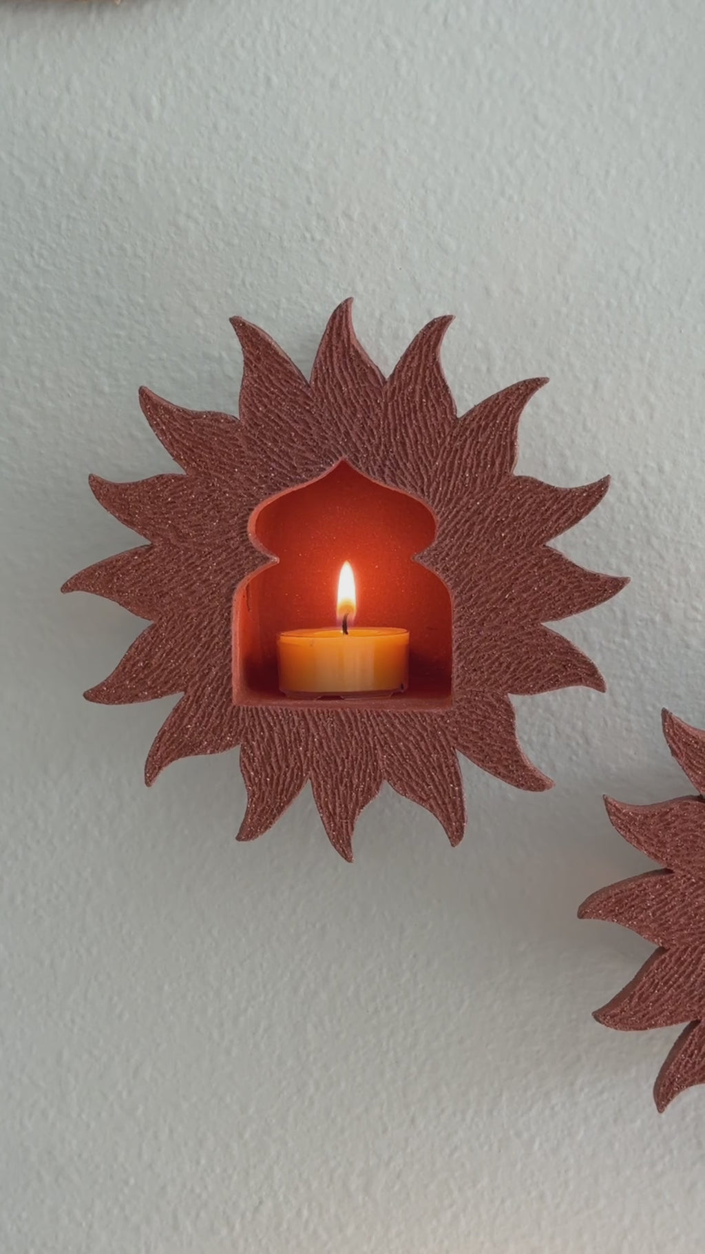 Sunburst Sconce, Sienna No. 1